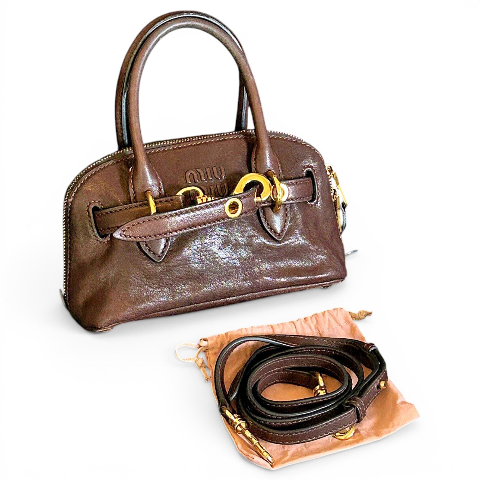 Leather handbag