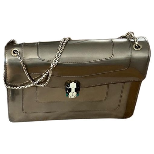 Bvlgari Serpenti patent leather handbag