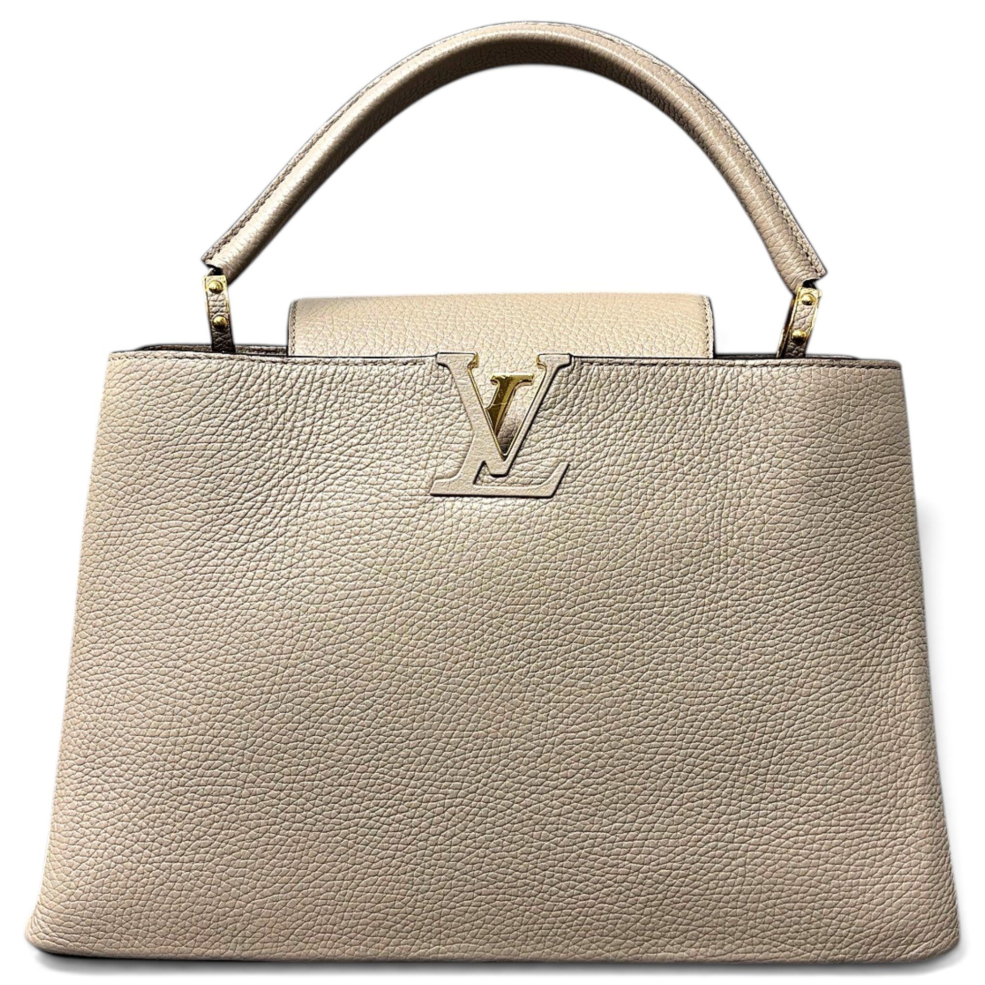 Capucines leather handbag