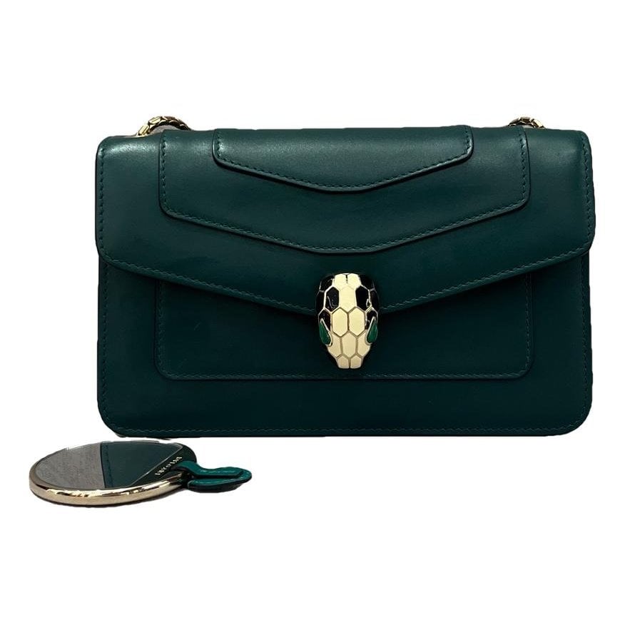 Serpenti leather handbag