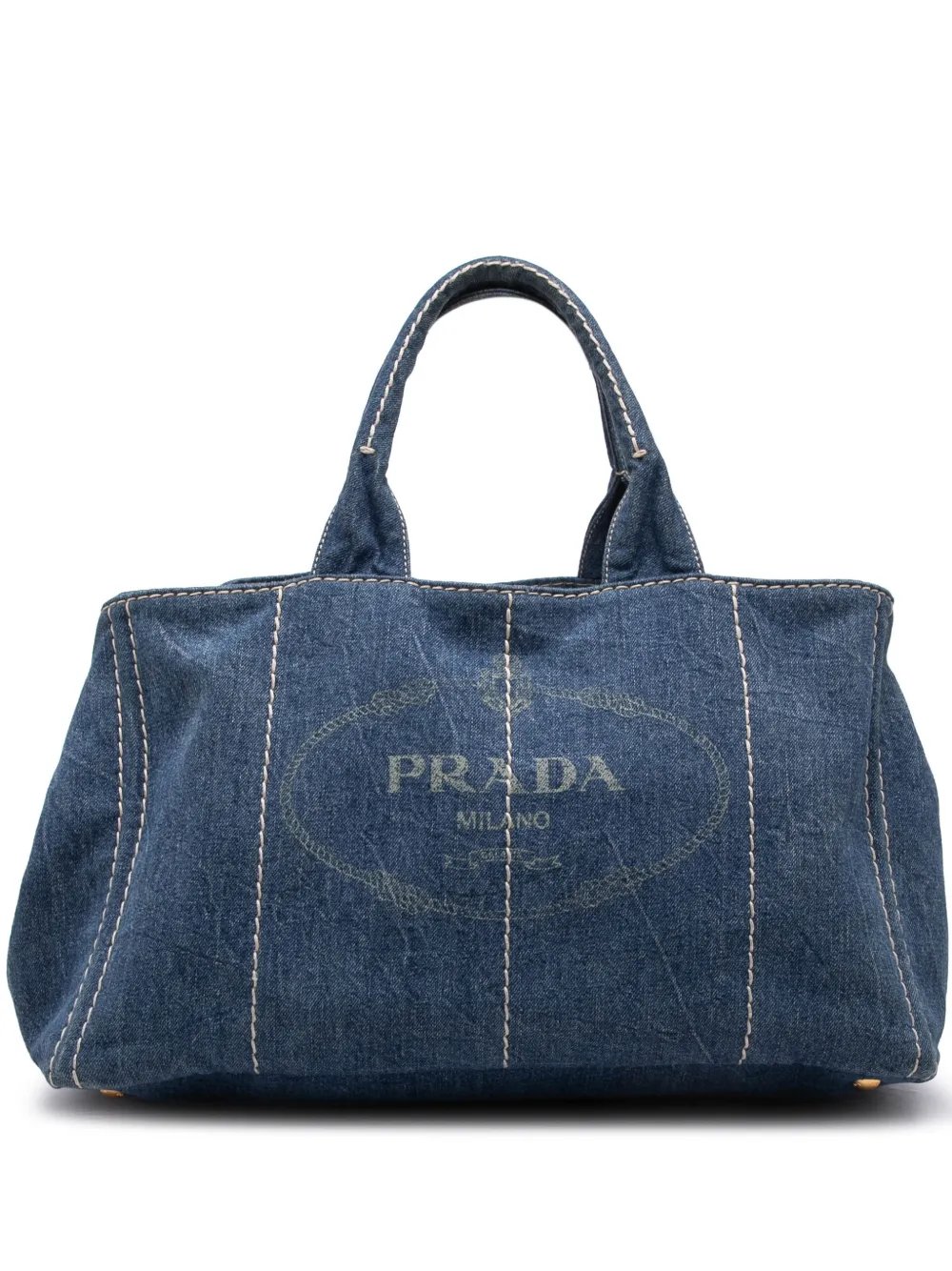 2013-2026 Large Denim Canapa Logo satchel