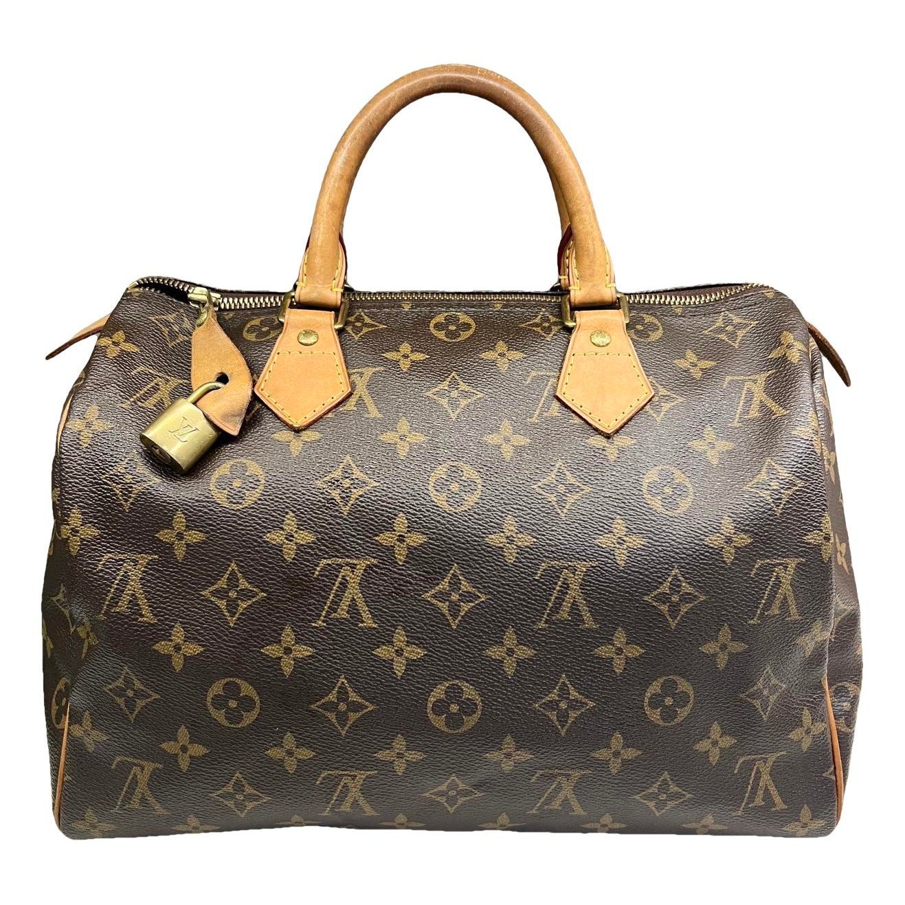 Speedy leather handbag