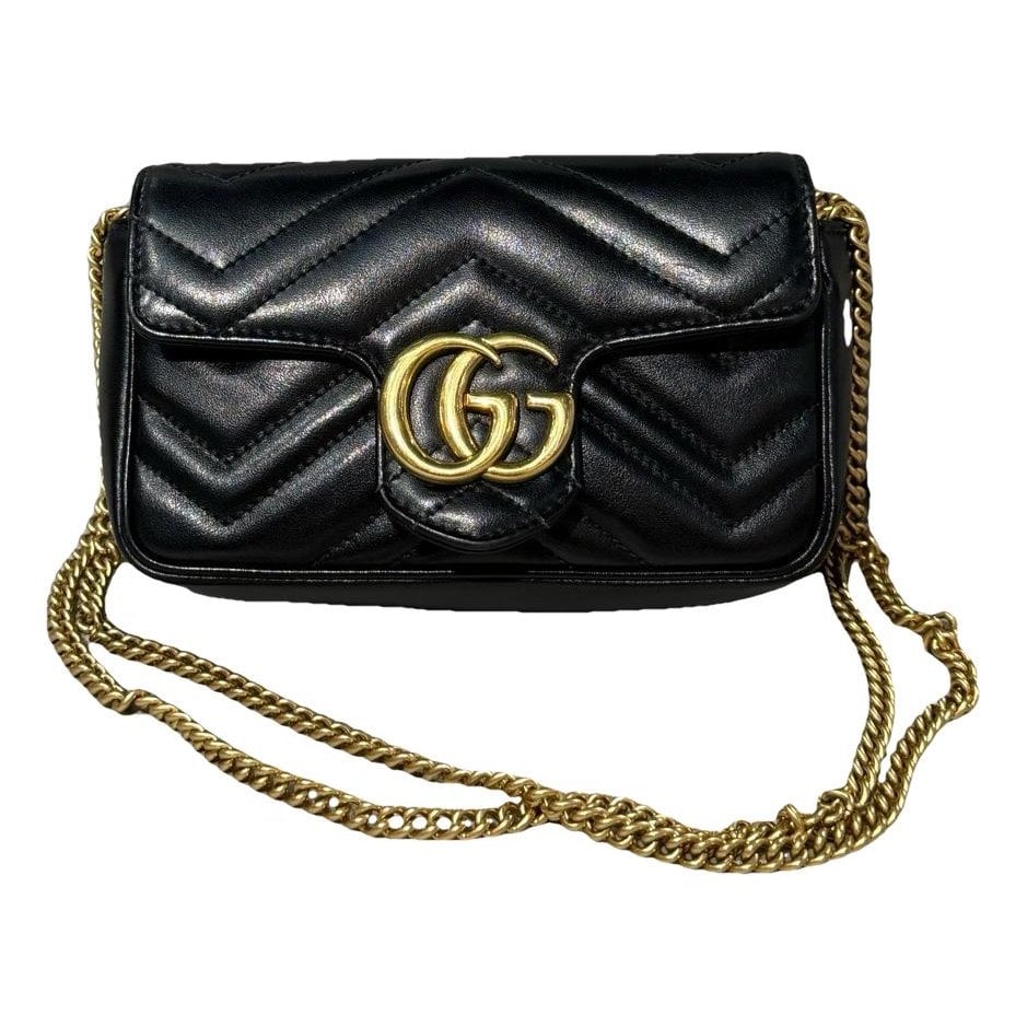 GG Marmont Flap leather bag