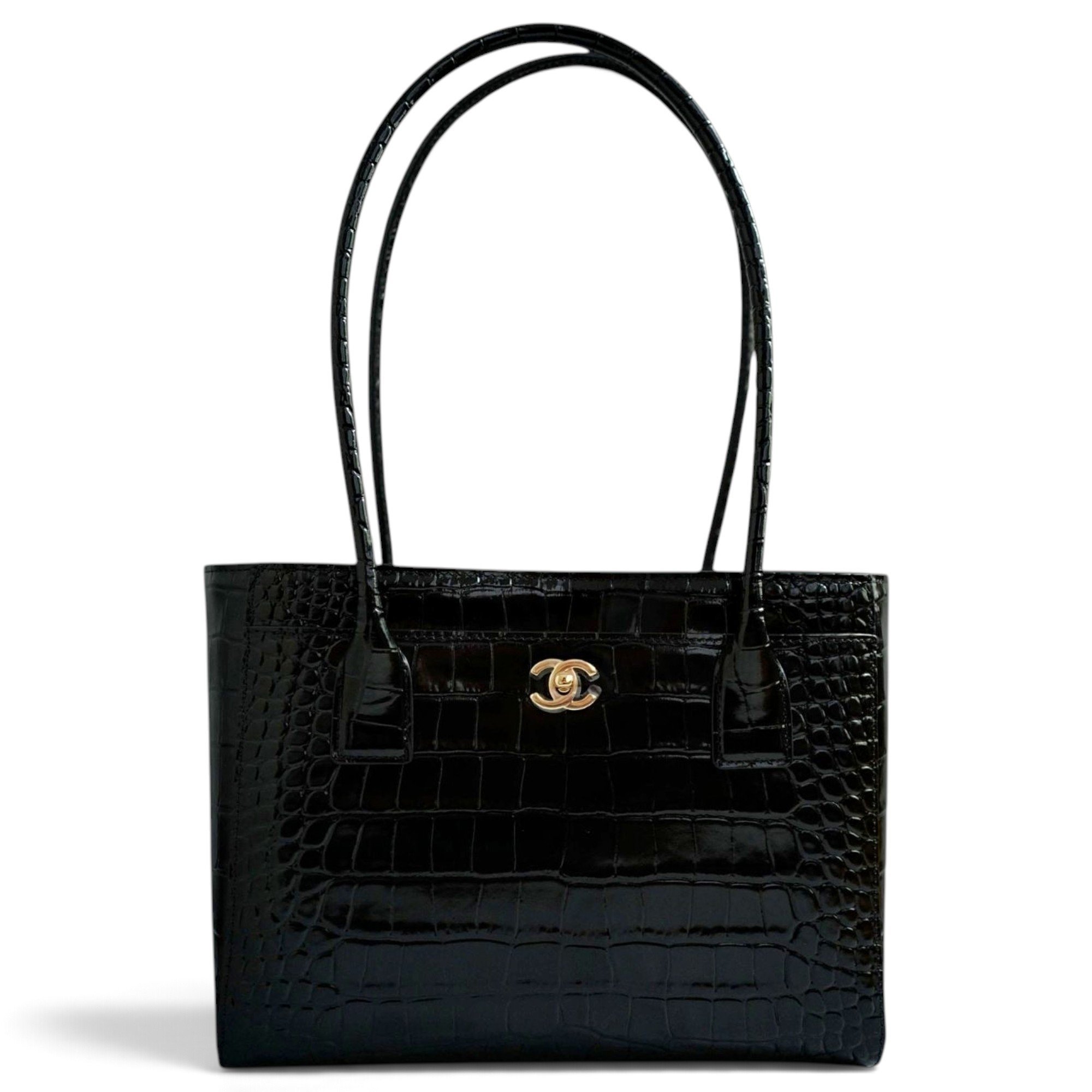 Leather tote