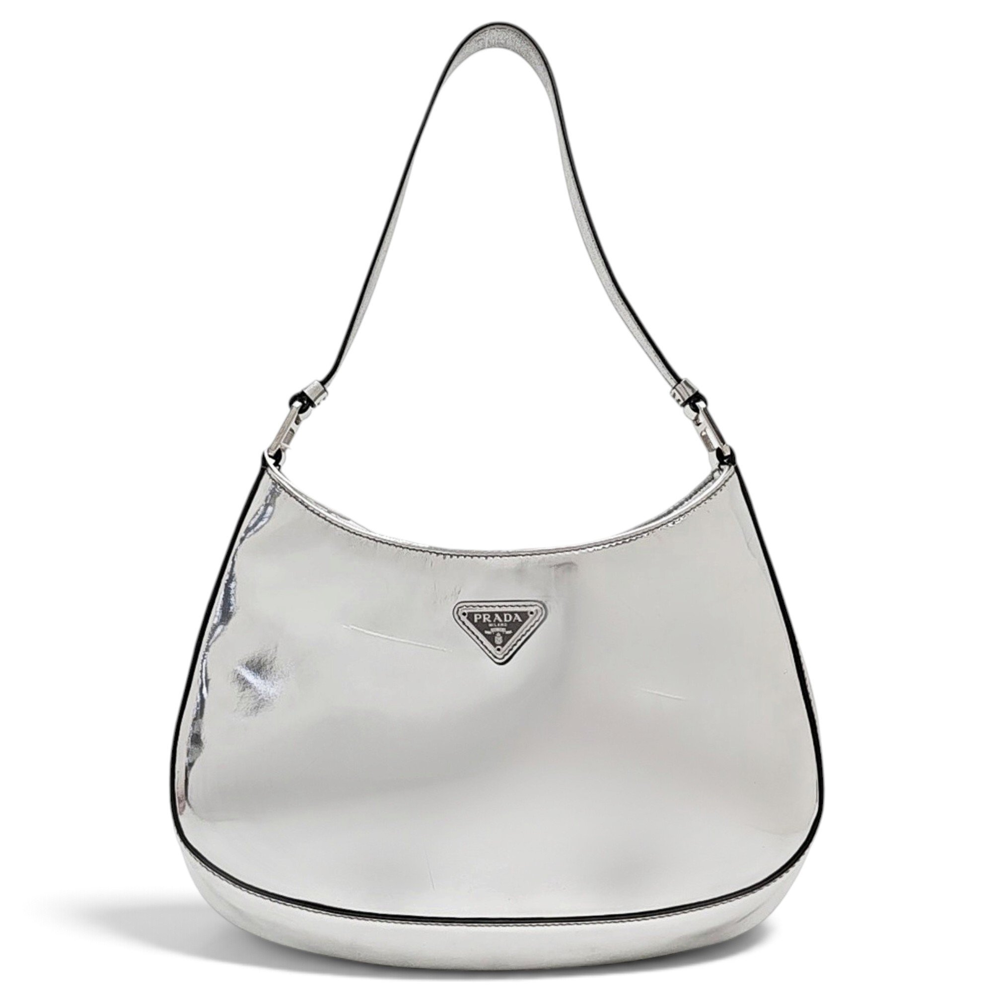 Cleo patent leather handbag