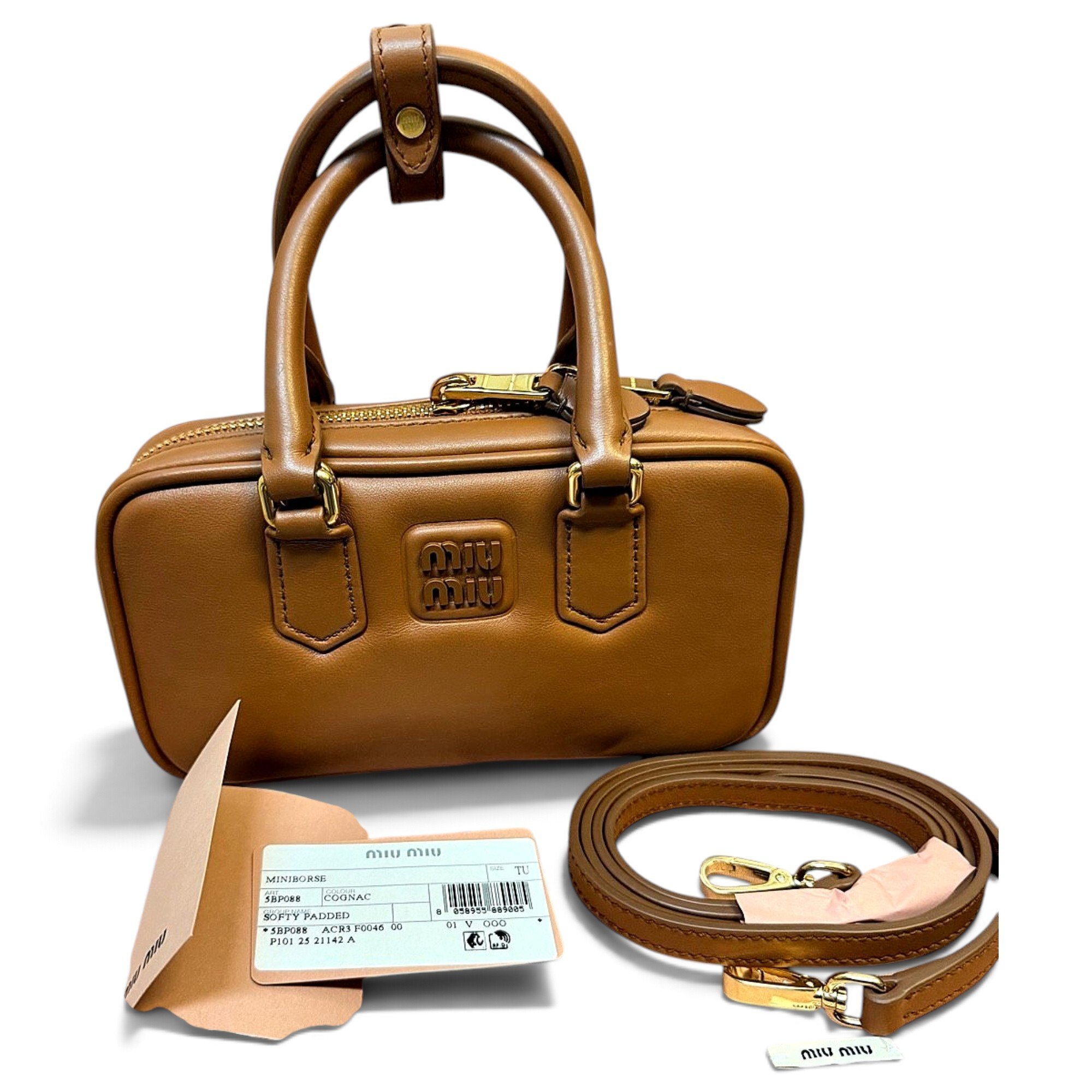 Arcadie leather handbag