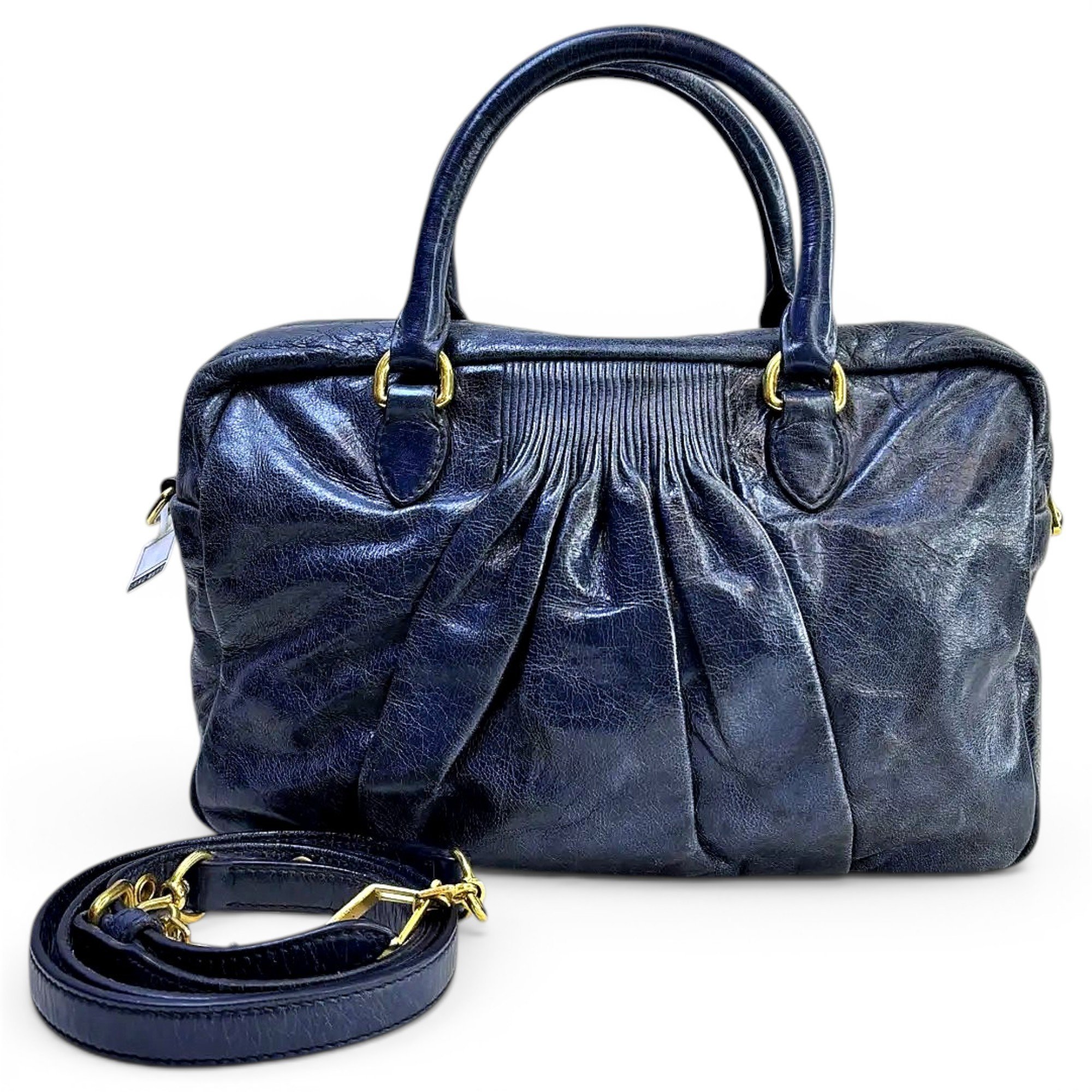 Leather crossbody bag