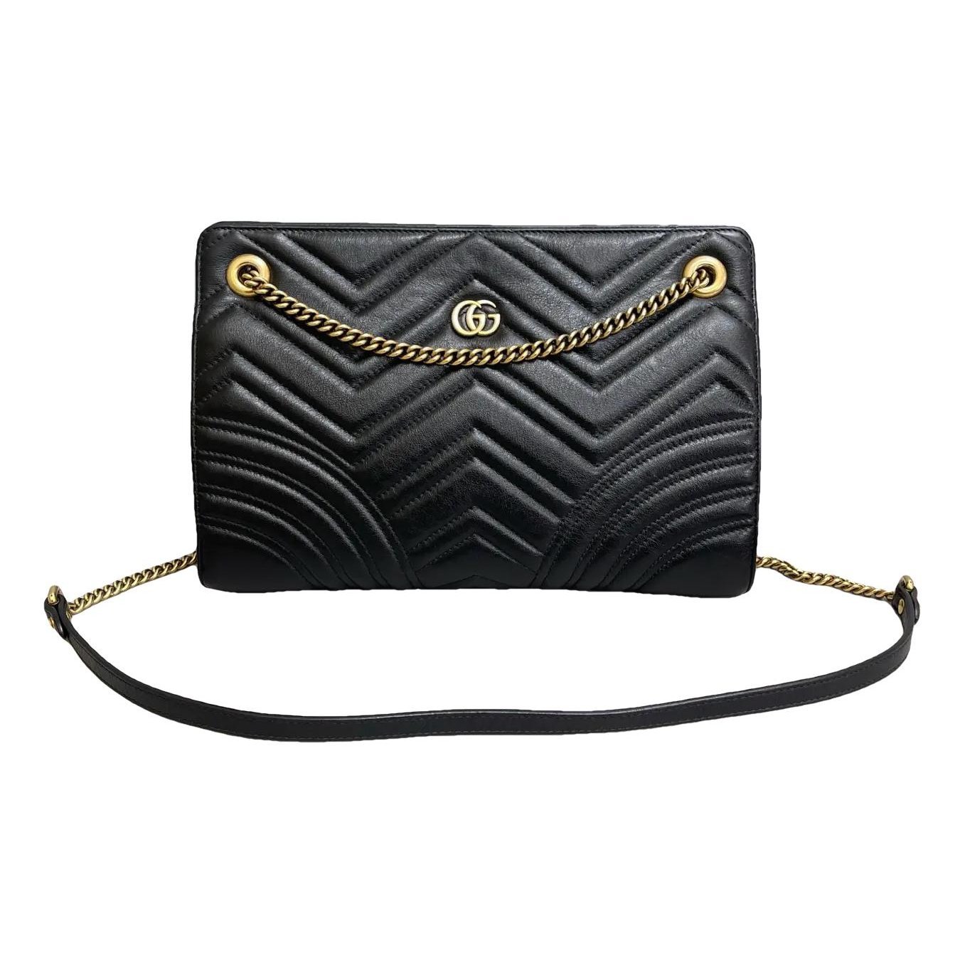 GG Marmont Accordion leather crossbody bag