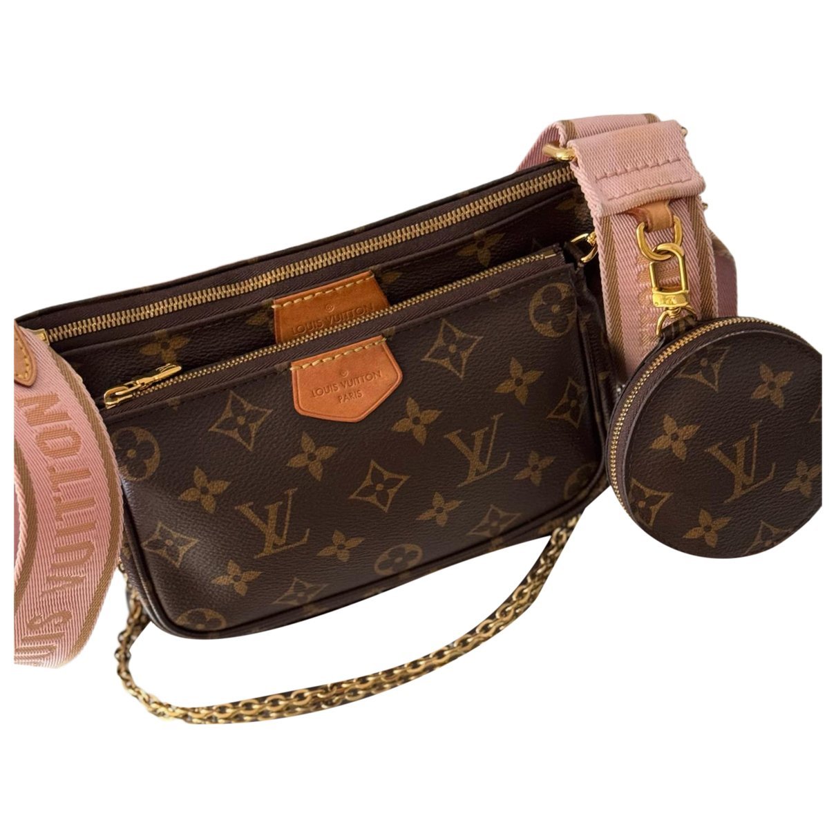 Louis Vuitton Multi Pochette Accessoires leather crossbody bag