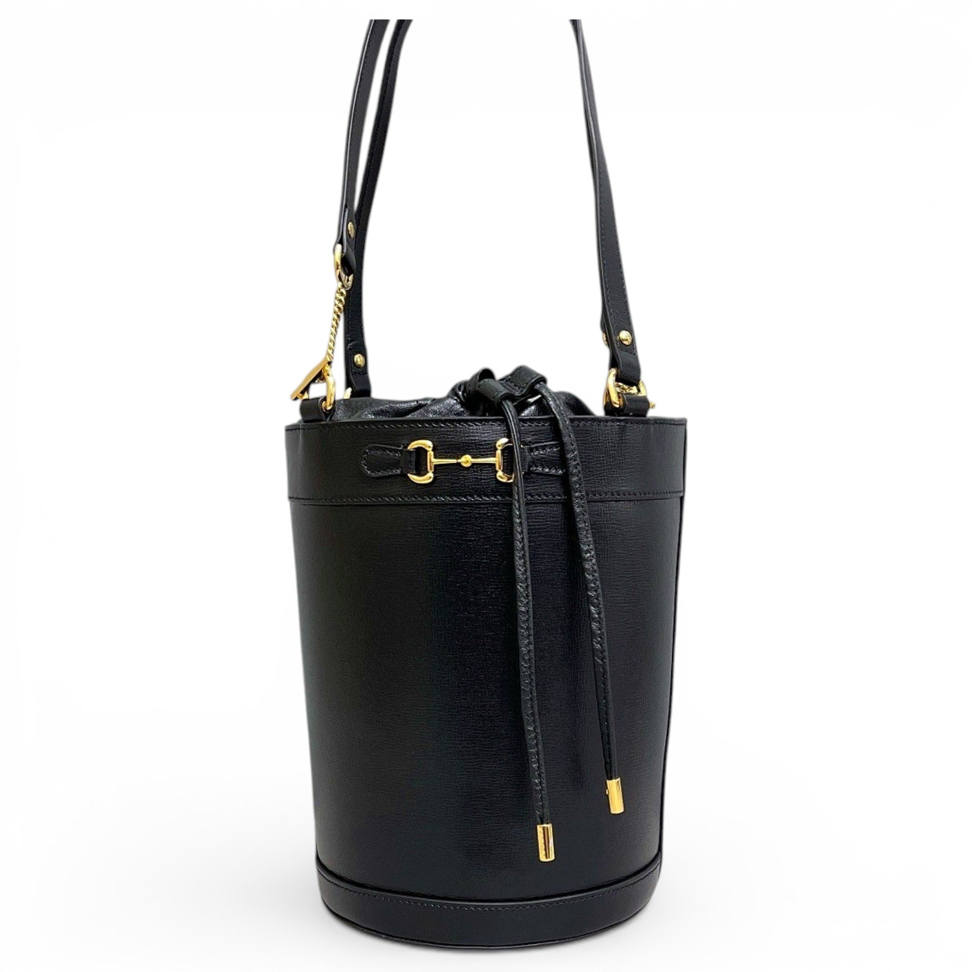 Horsebit 1955 Bucket leather handbag