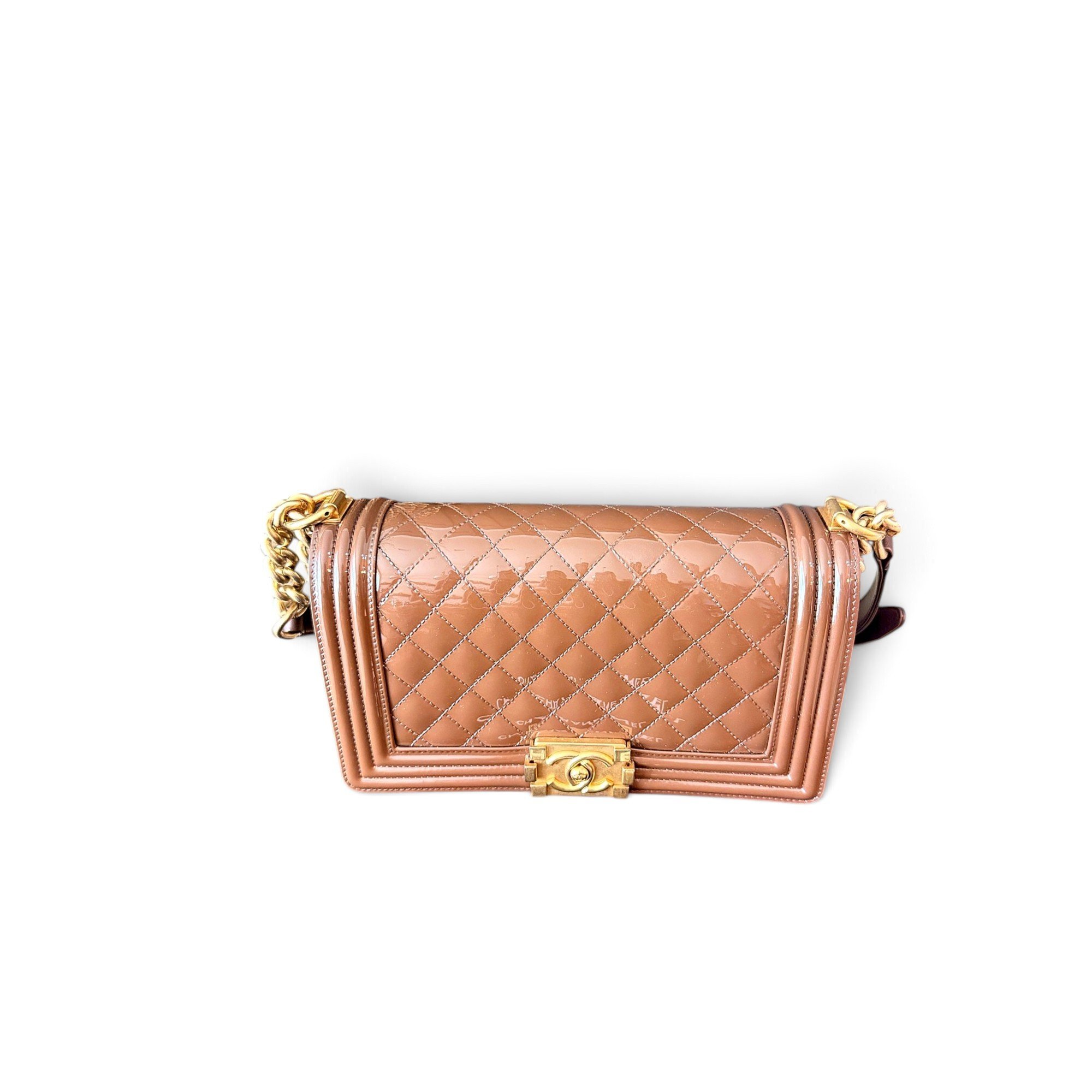 Boy patent leather handbag