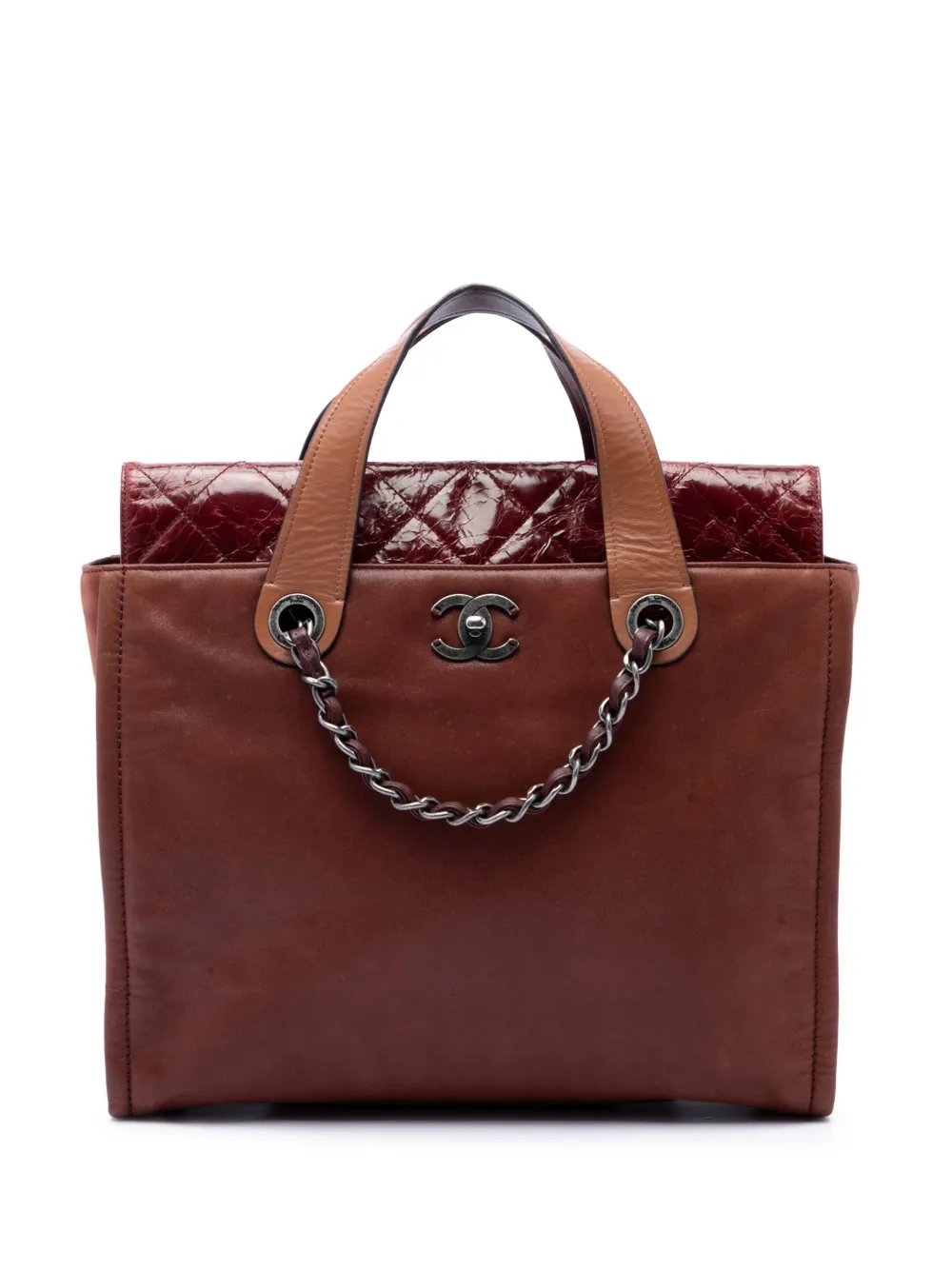 2010-2011 Iridescent Calfskin In The Mix Portobello Soft Tote satchel