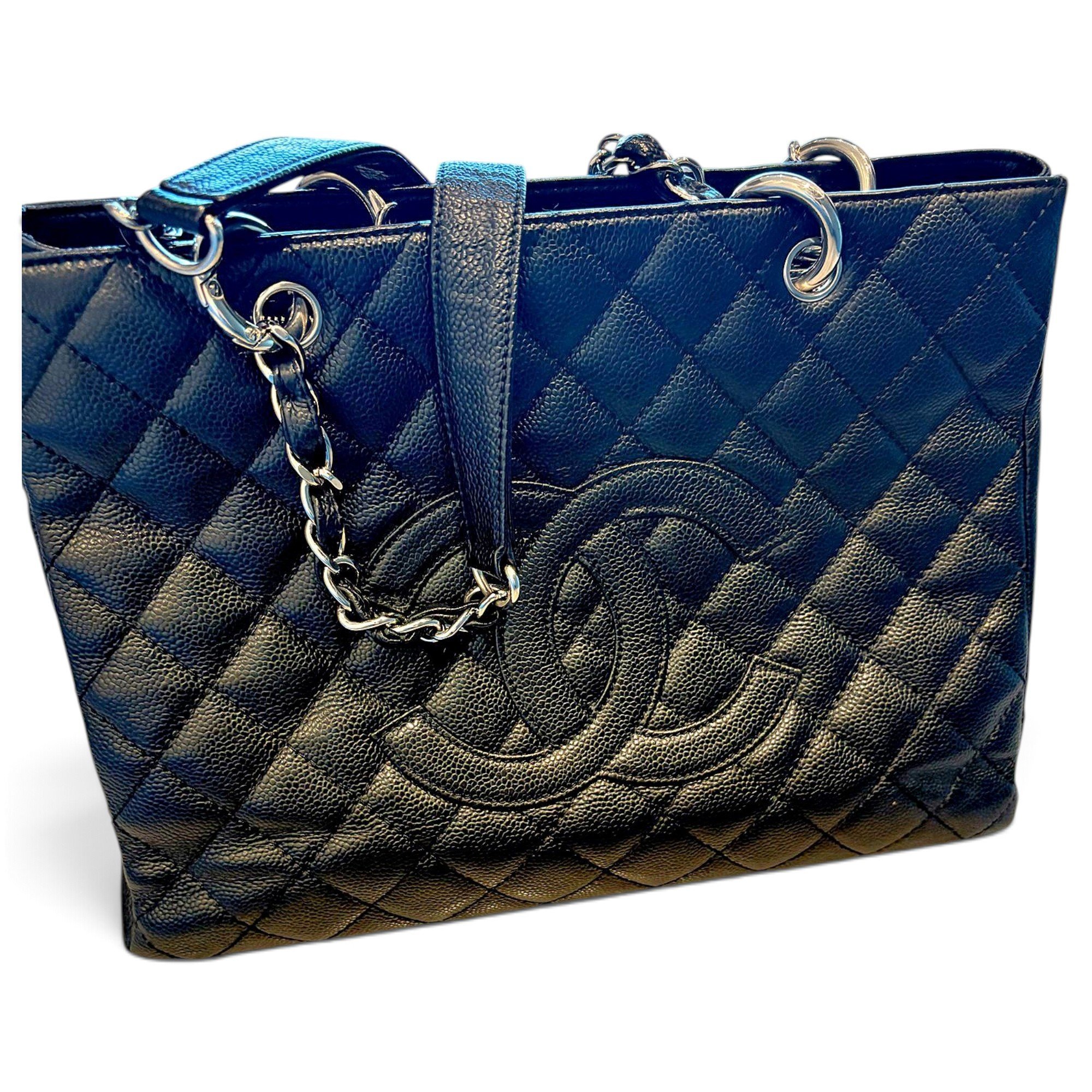 Grand shopping leather tote