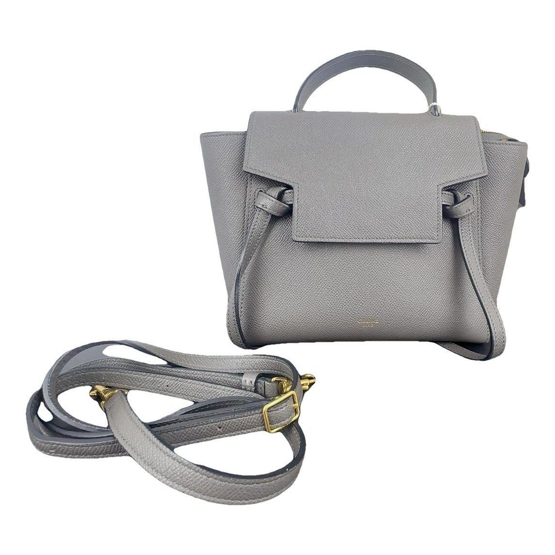 Belt leather handbag