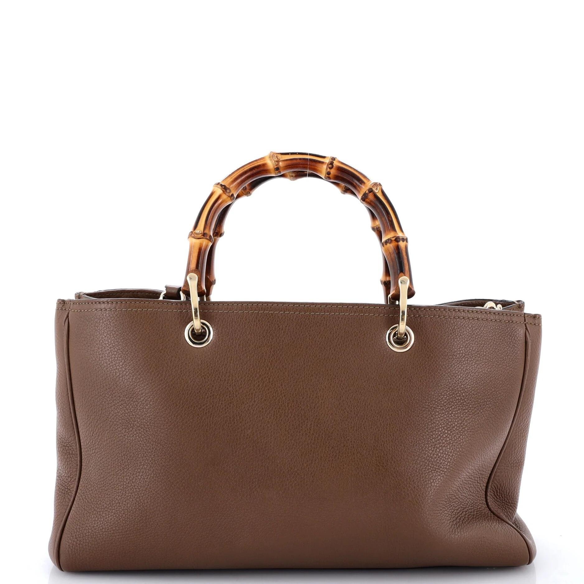 Leather tote