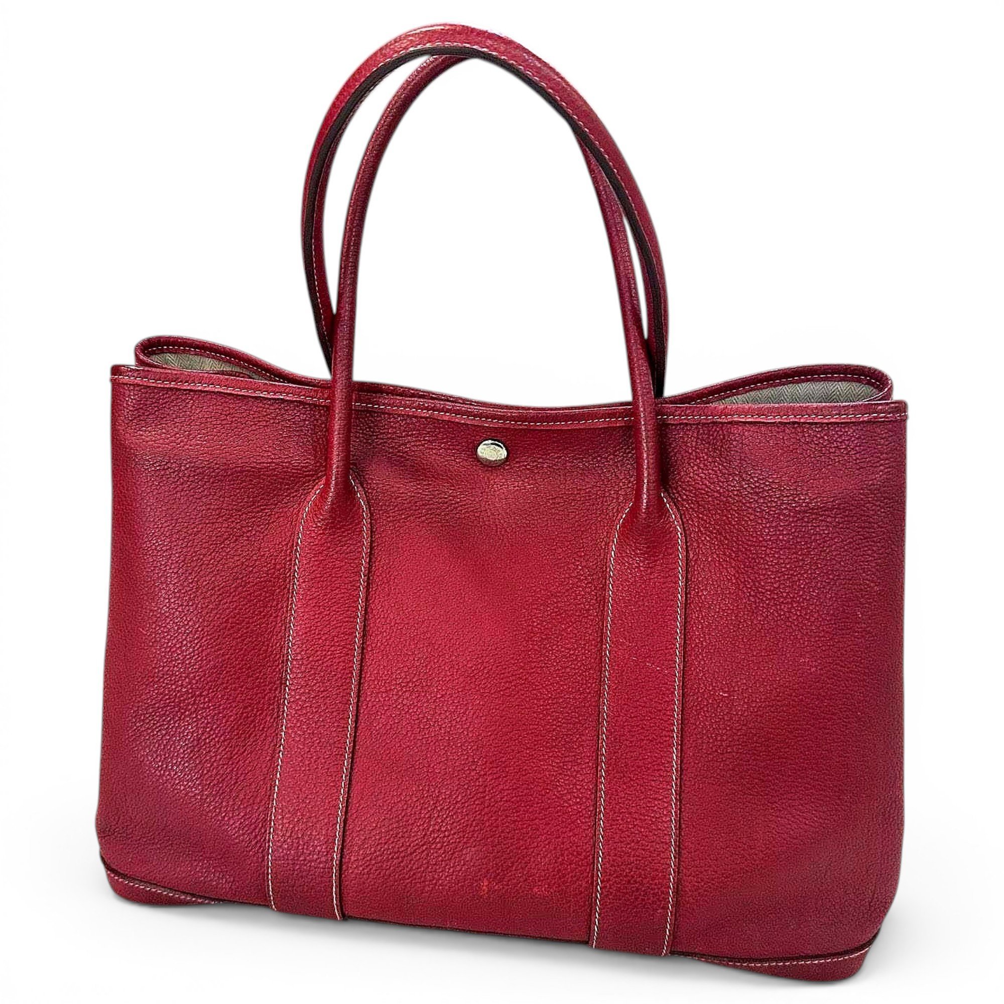 Garden Party leather handbag