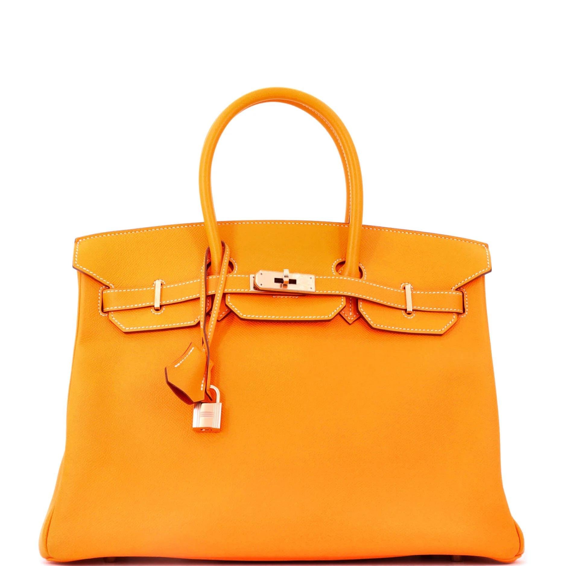 Hermes Birkin 35 Handbag Epsom Leather 2012