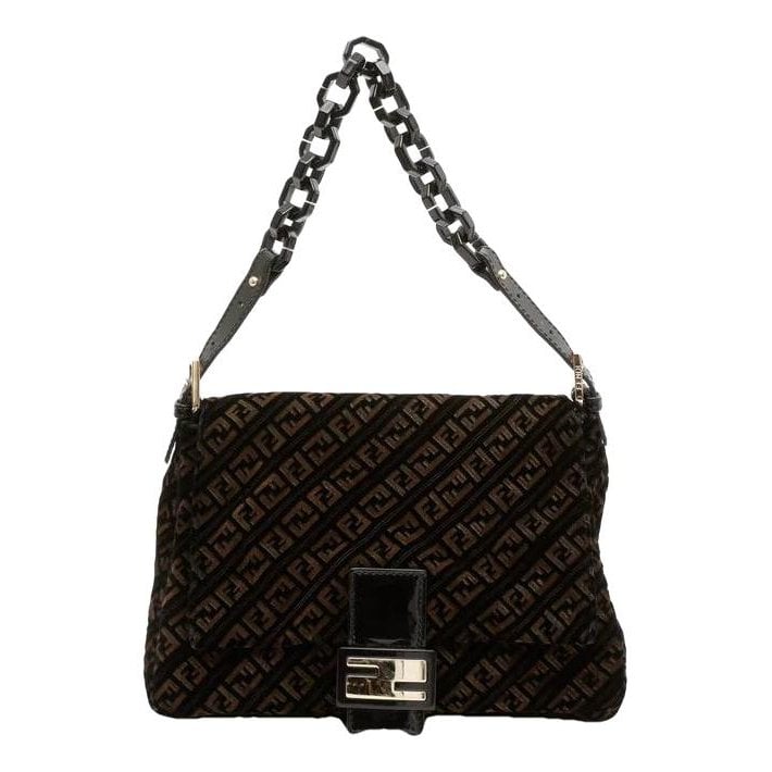 Mamma Baguette velvet handbag