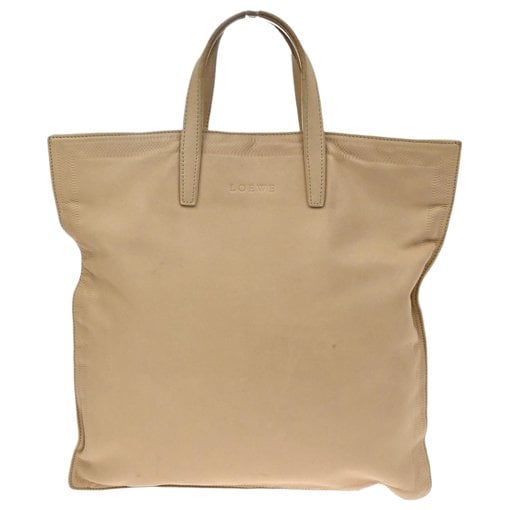 Leather tote