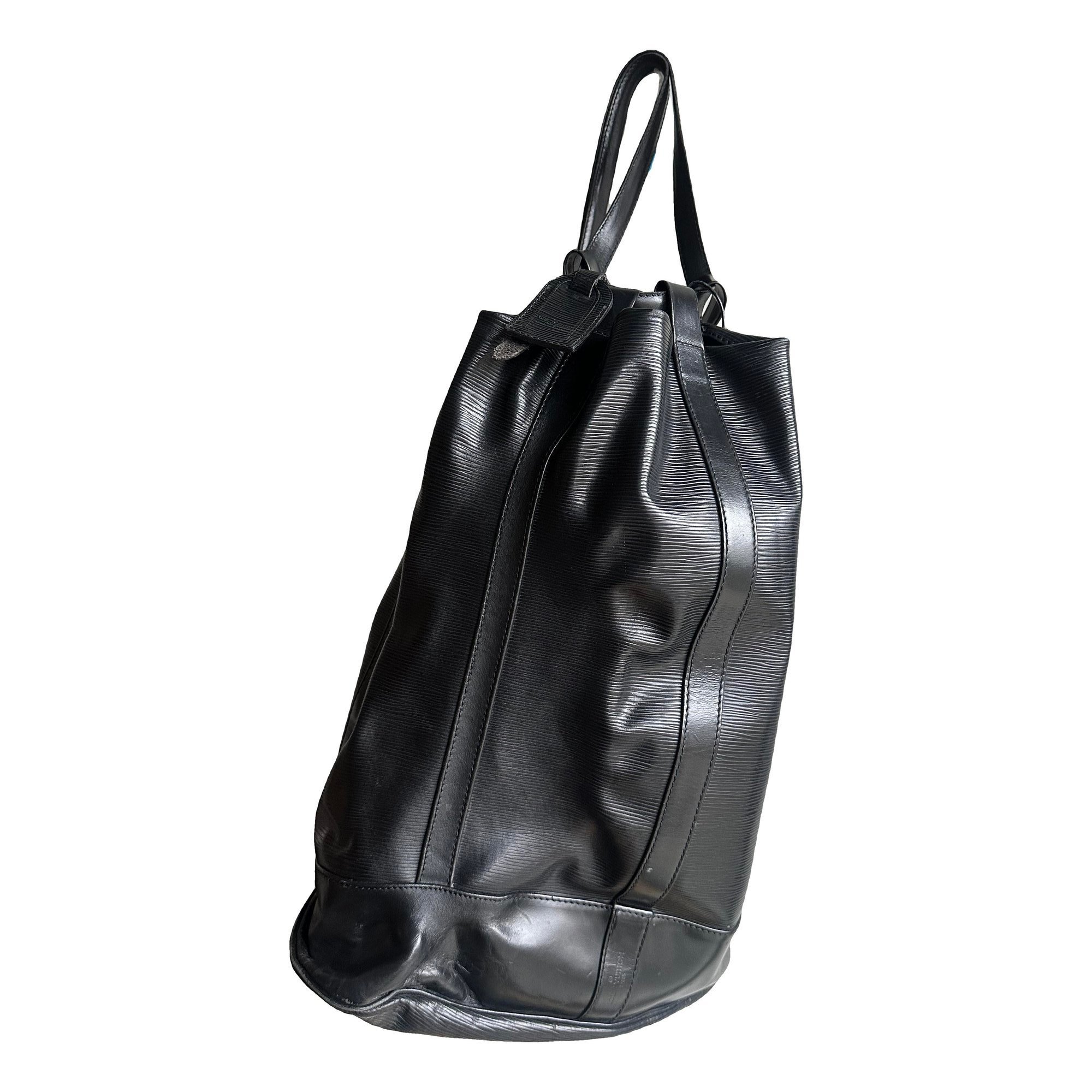 Randonnée leather backpack