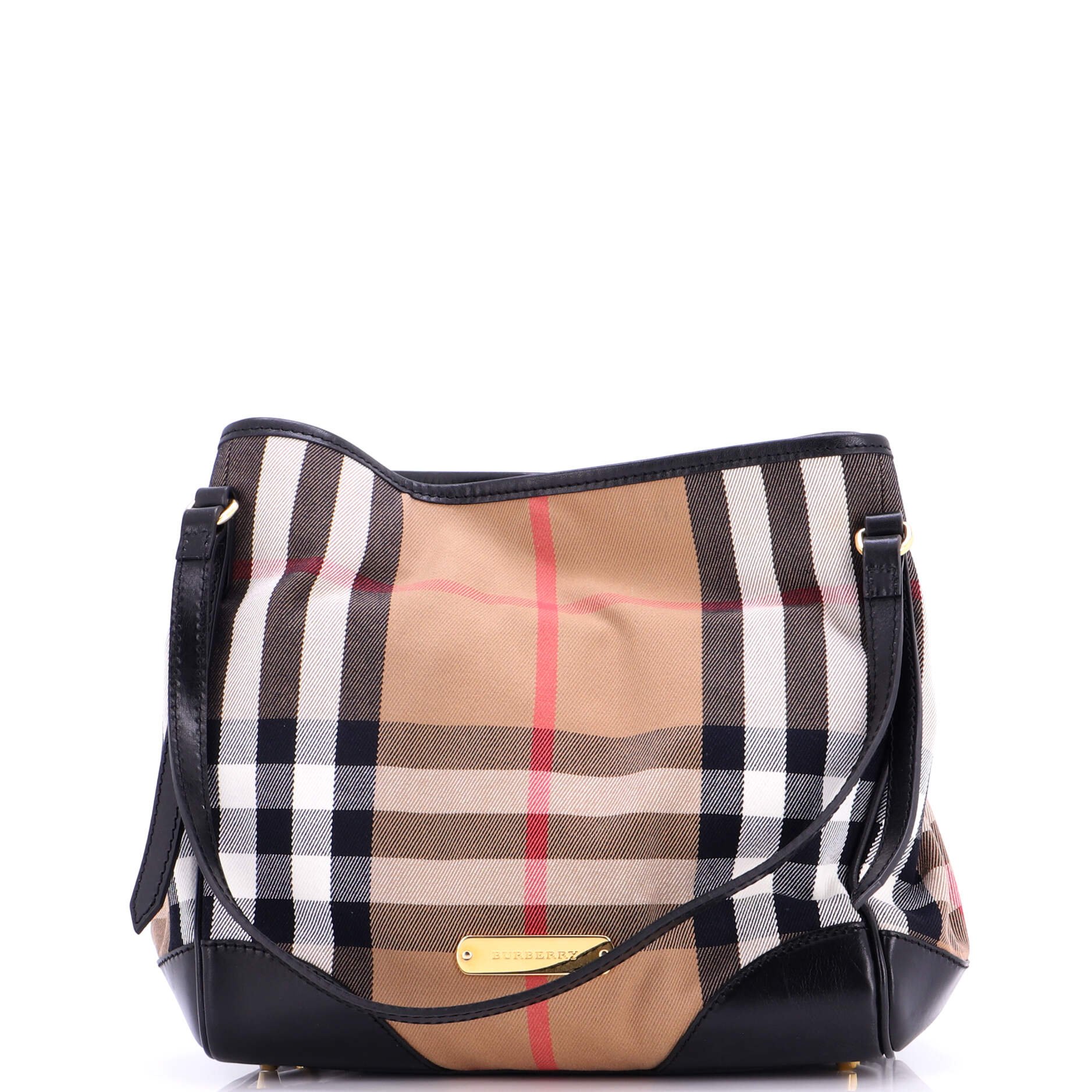 Canterbury Tote House Check Canvas Small