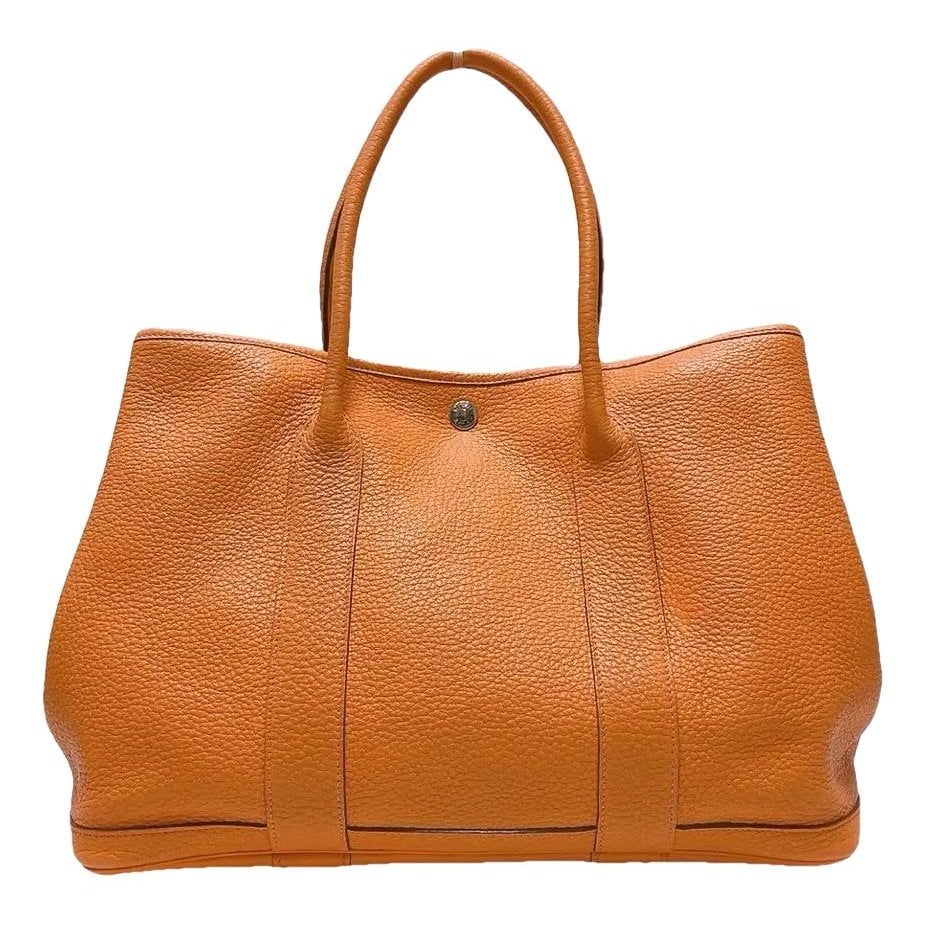 Hermes Garden Party 36 Handbag Orange