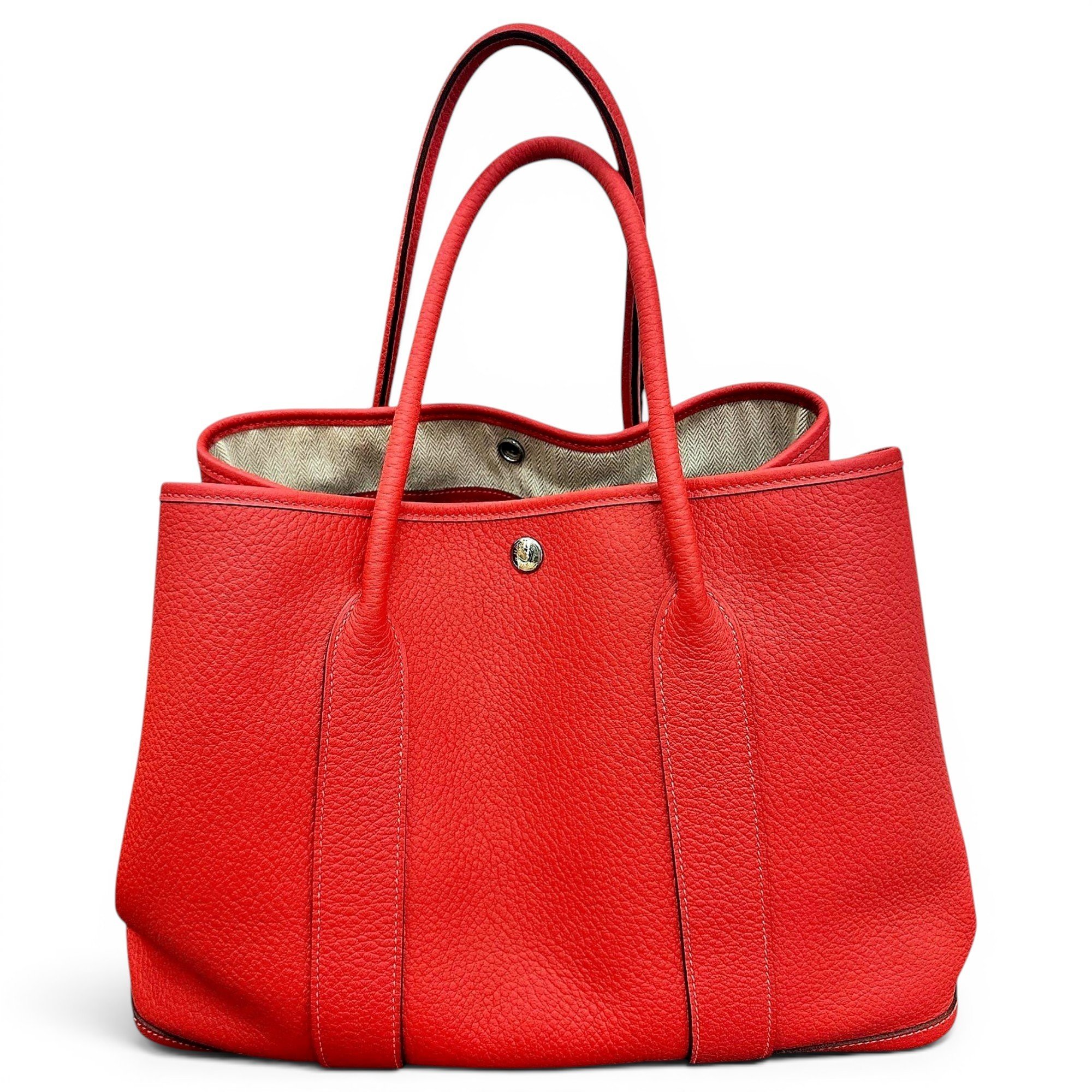Garden Party leather handbag
