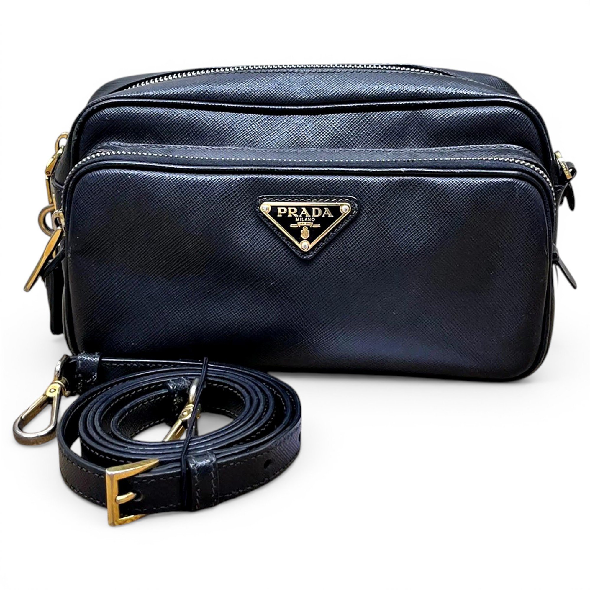 Leather crossbody bag