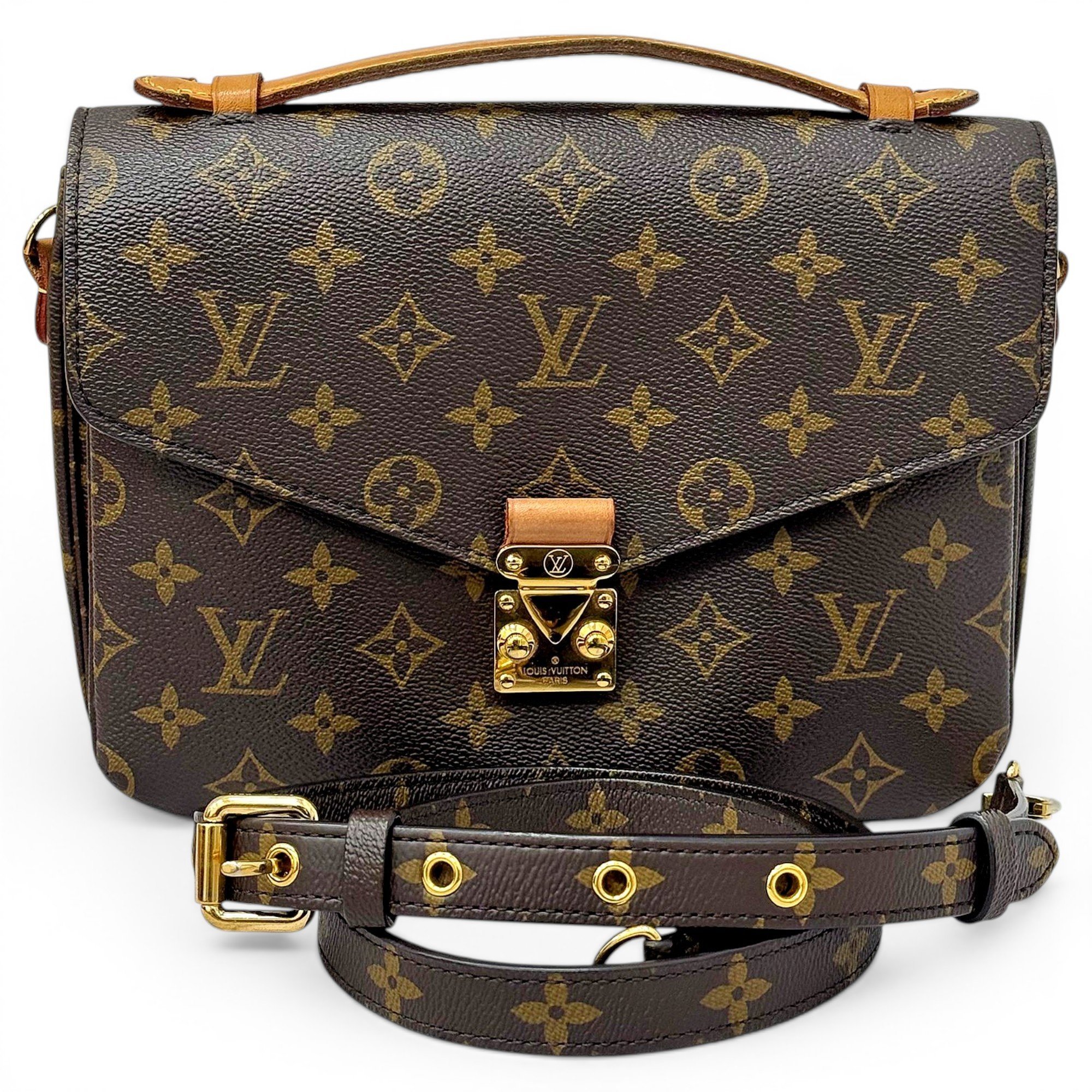 Metis leather handbag