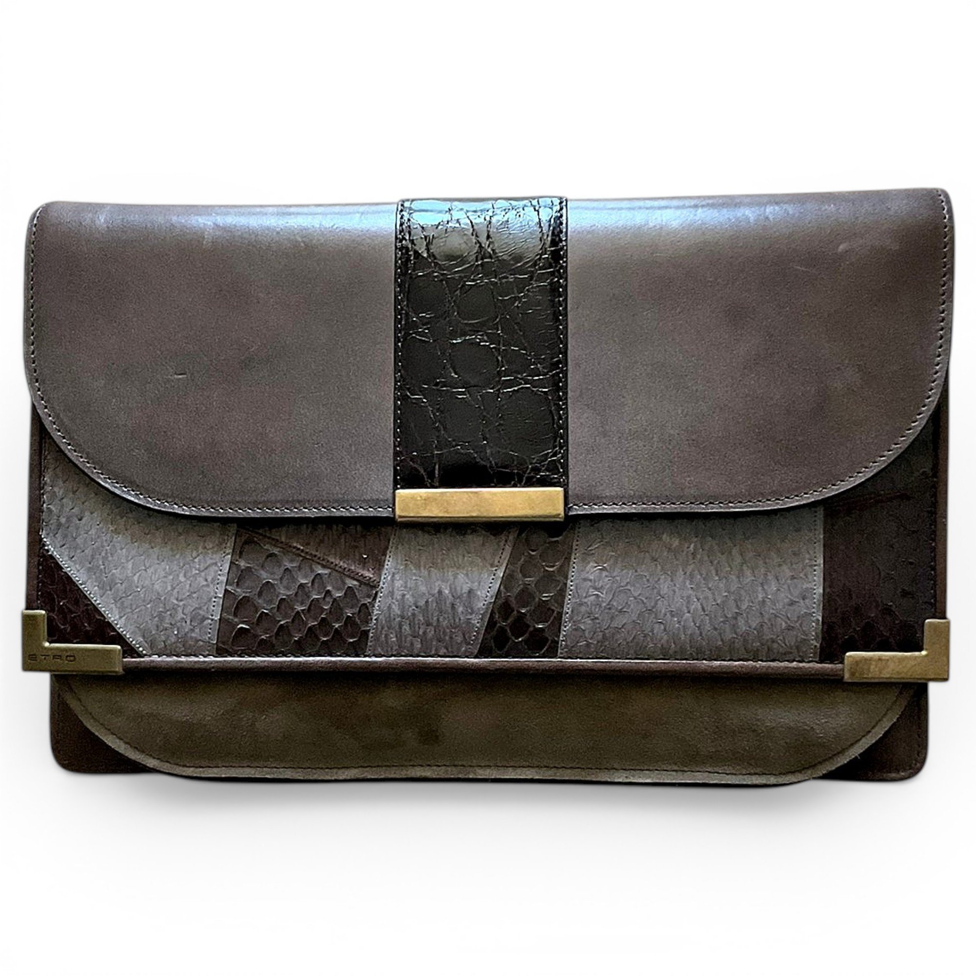 Etro Leather clutch bag