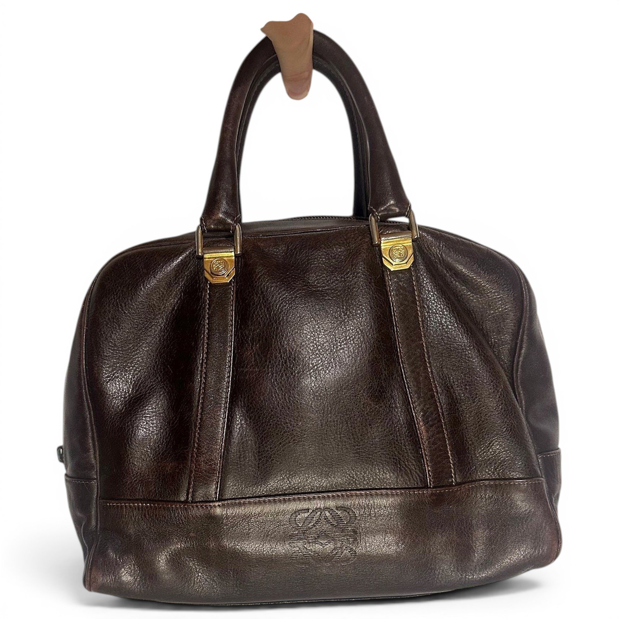 Leather handbag