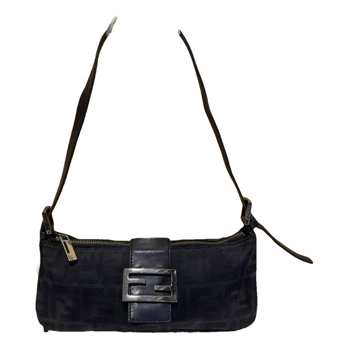 Baguette leather handbag