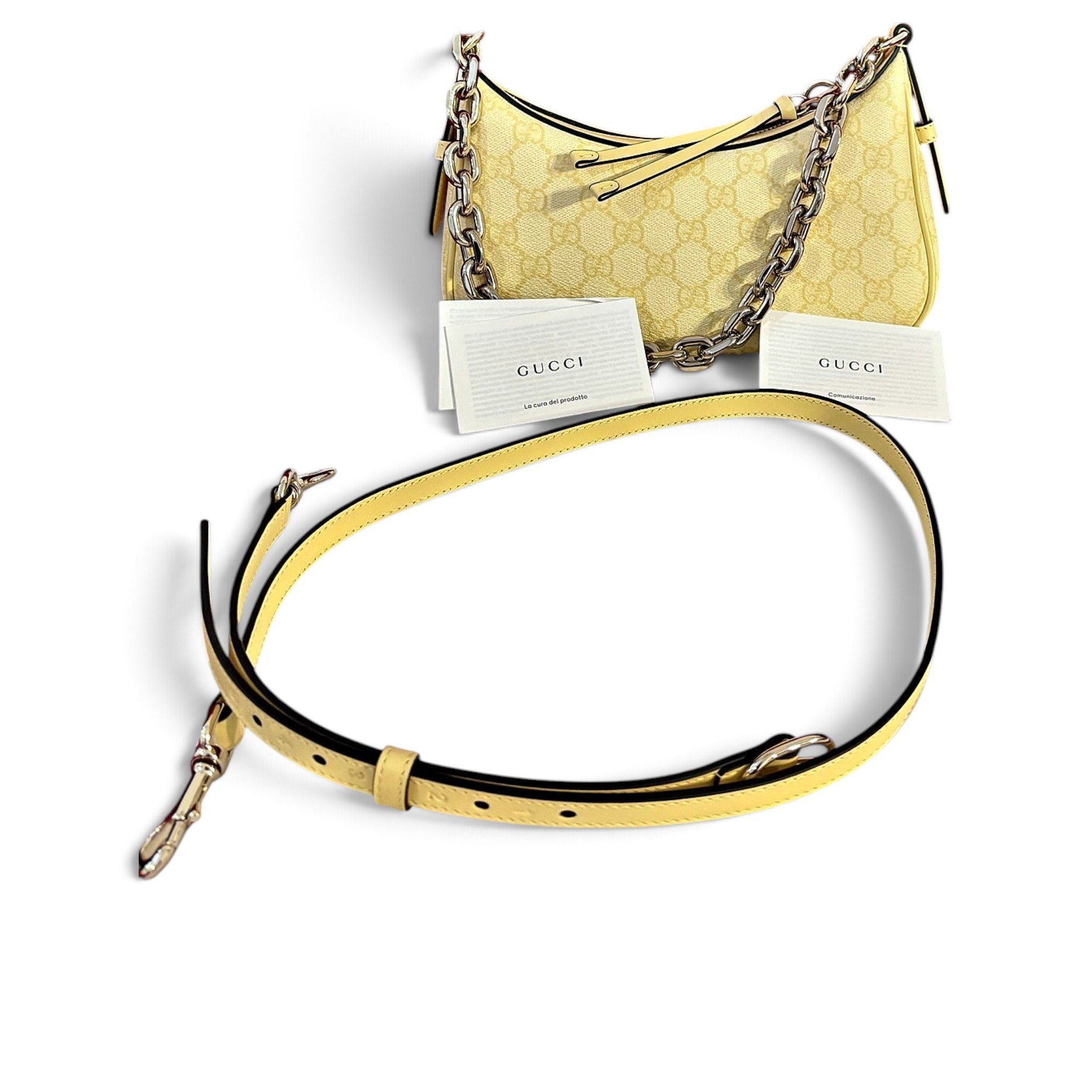 Attache leather handbag