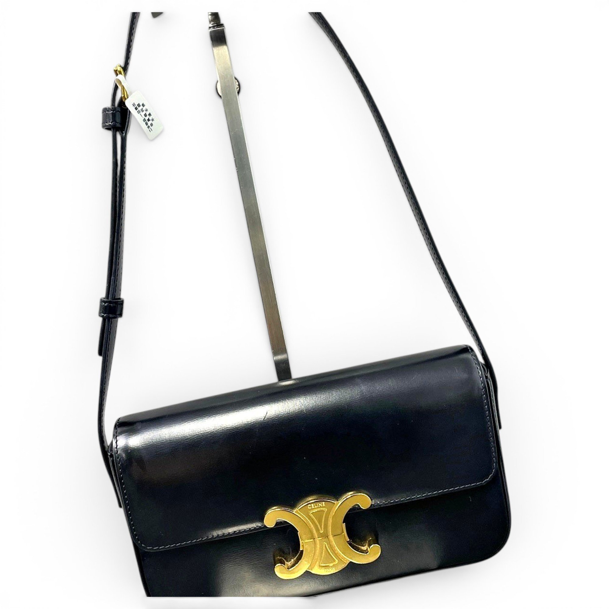 Triomphe Long leather handbag
