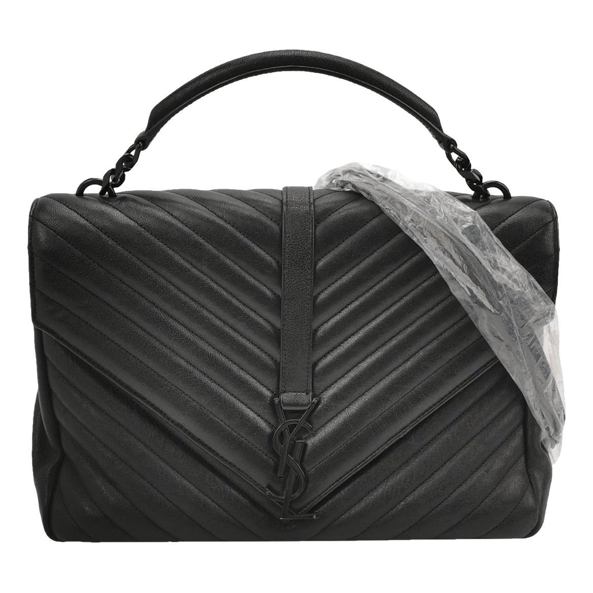 Collége monogramme leather handbag