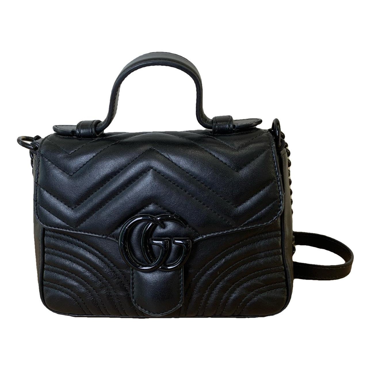 GG Marmont Flap leather handbag