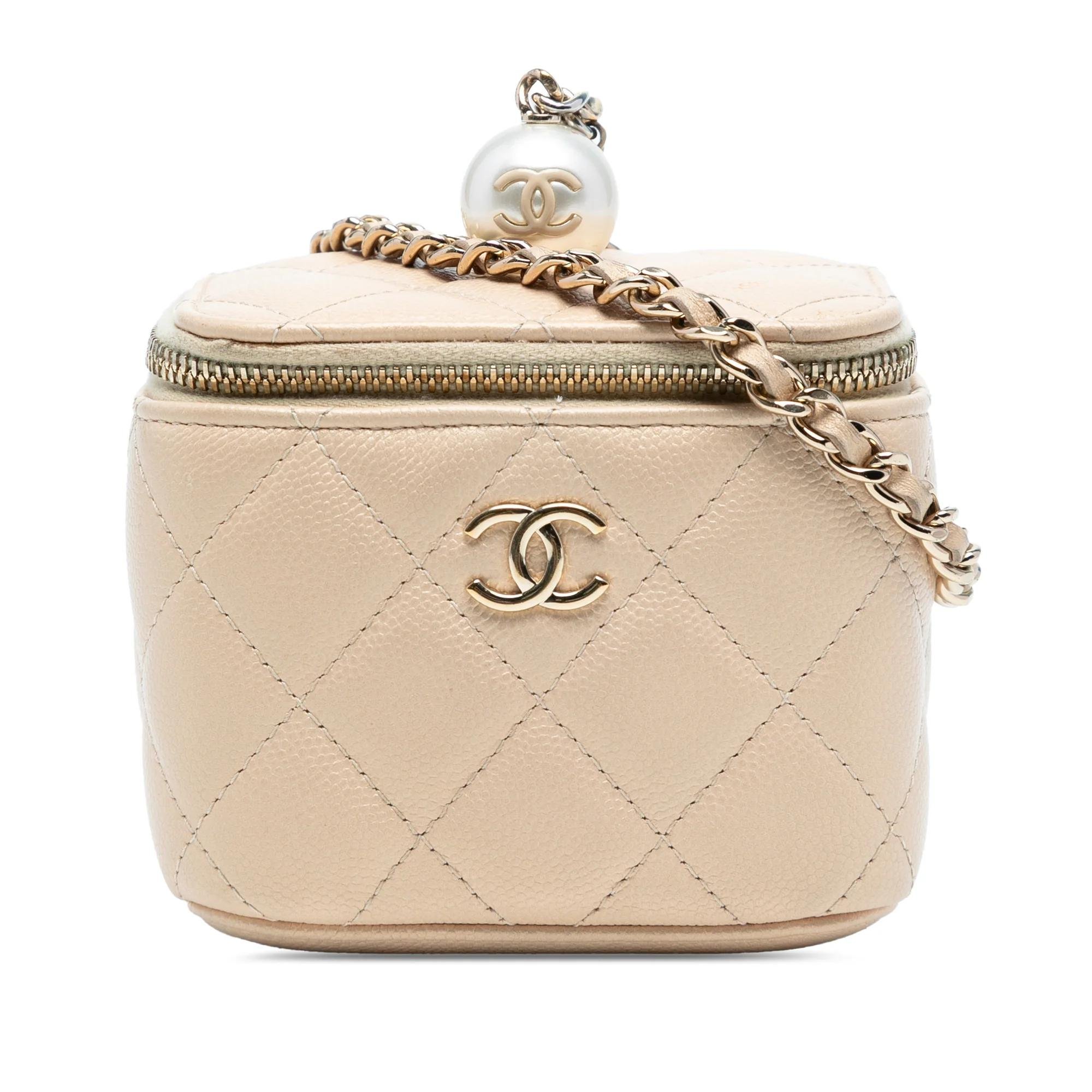 Chanel Vanity leather handbag