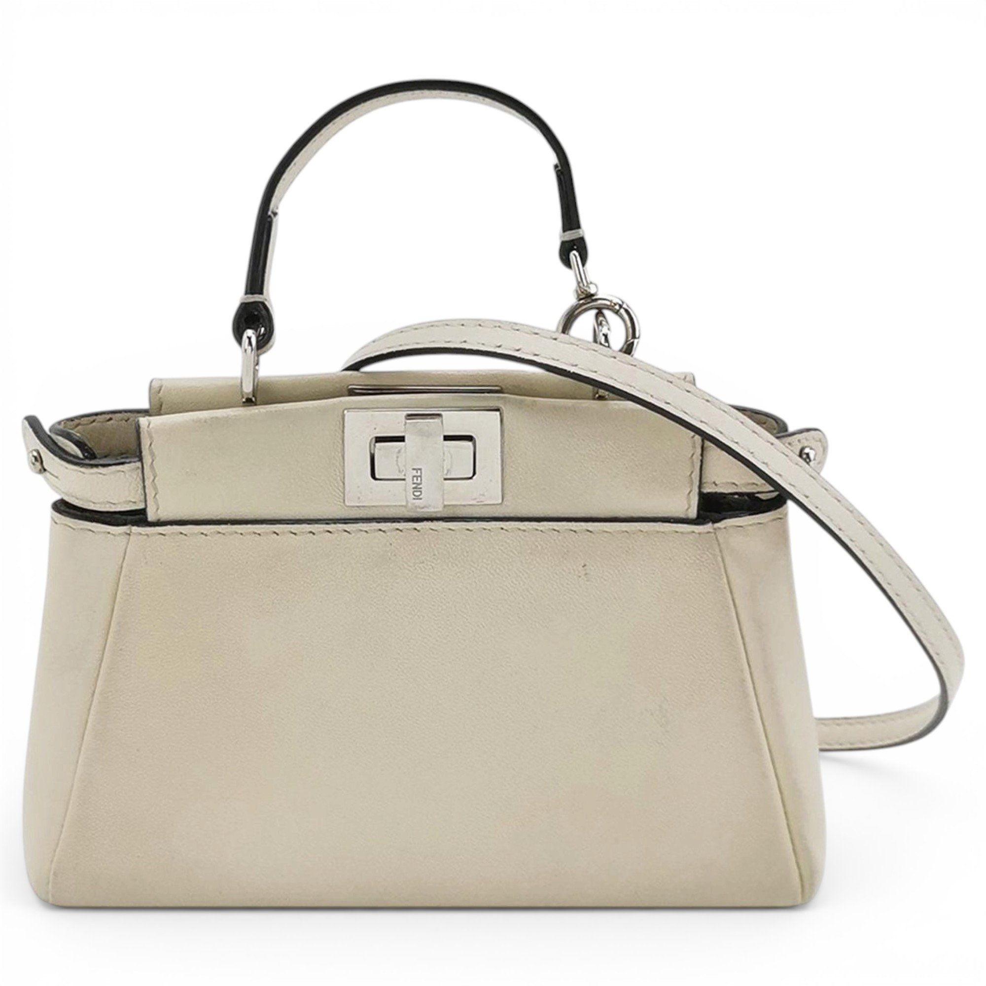 Peekaboo leather handbag