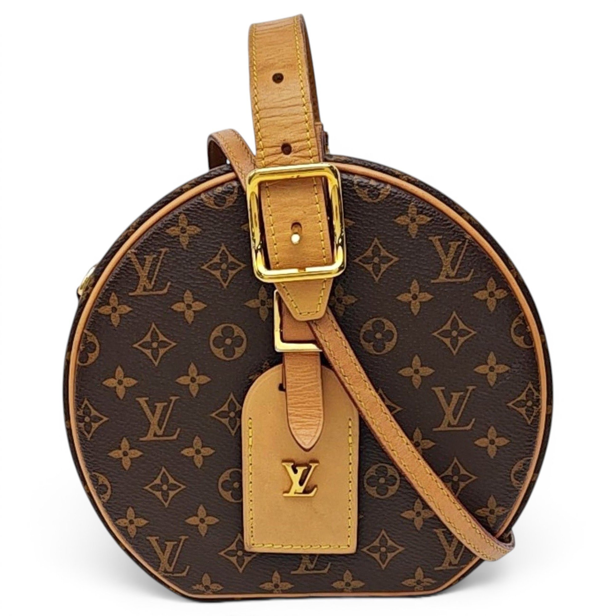 Micro boite chapeau leather handbag