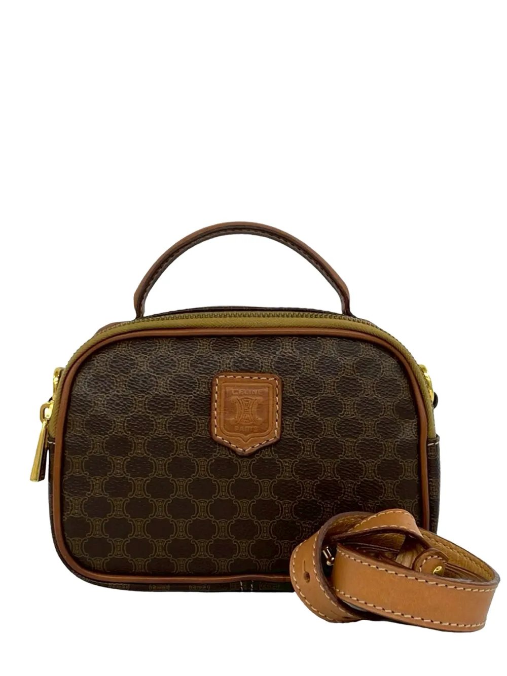 1995 Macadam Coated Canvas satchel