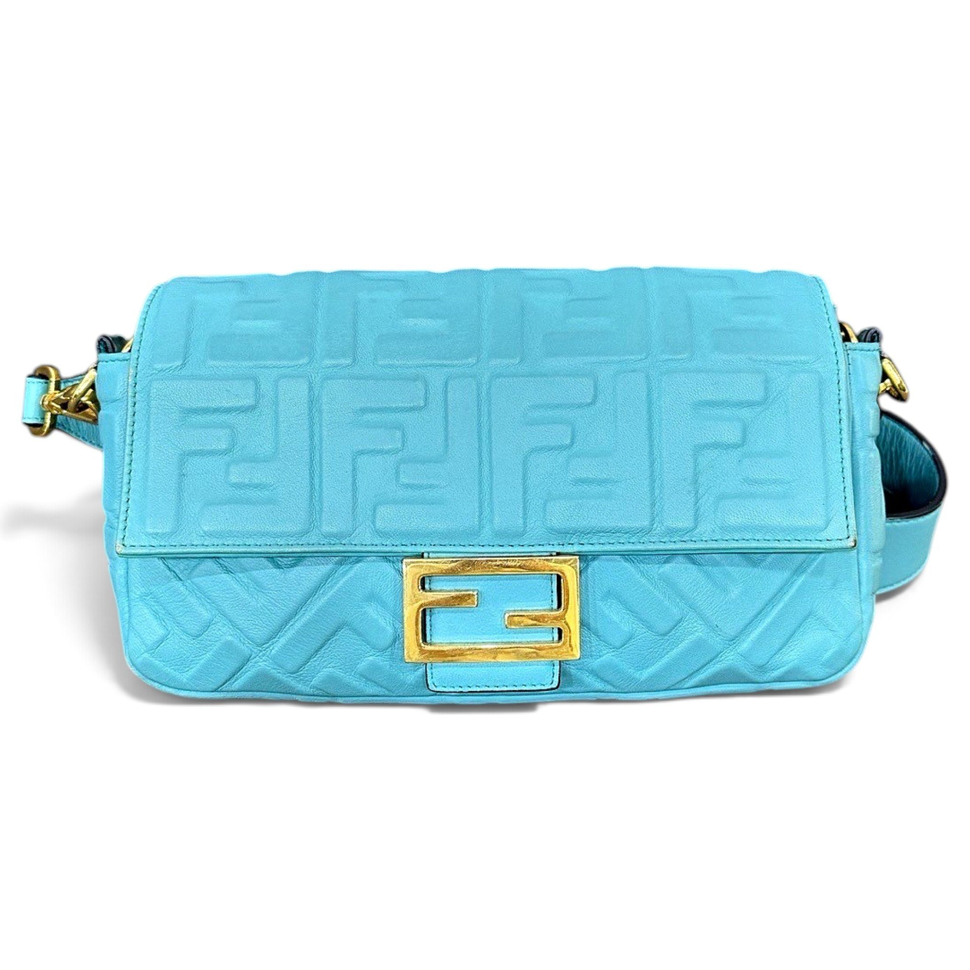 Baguette leather handbag