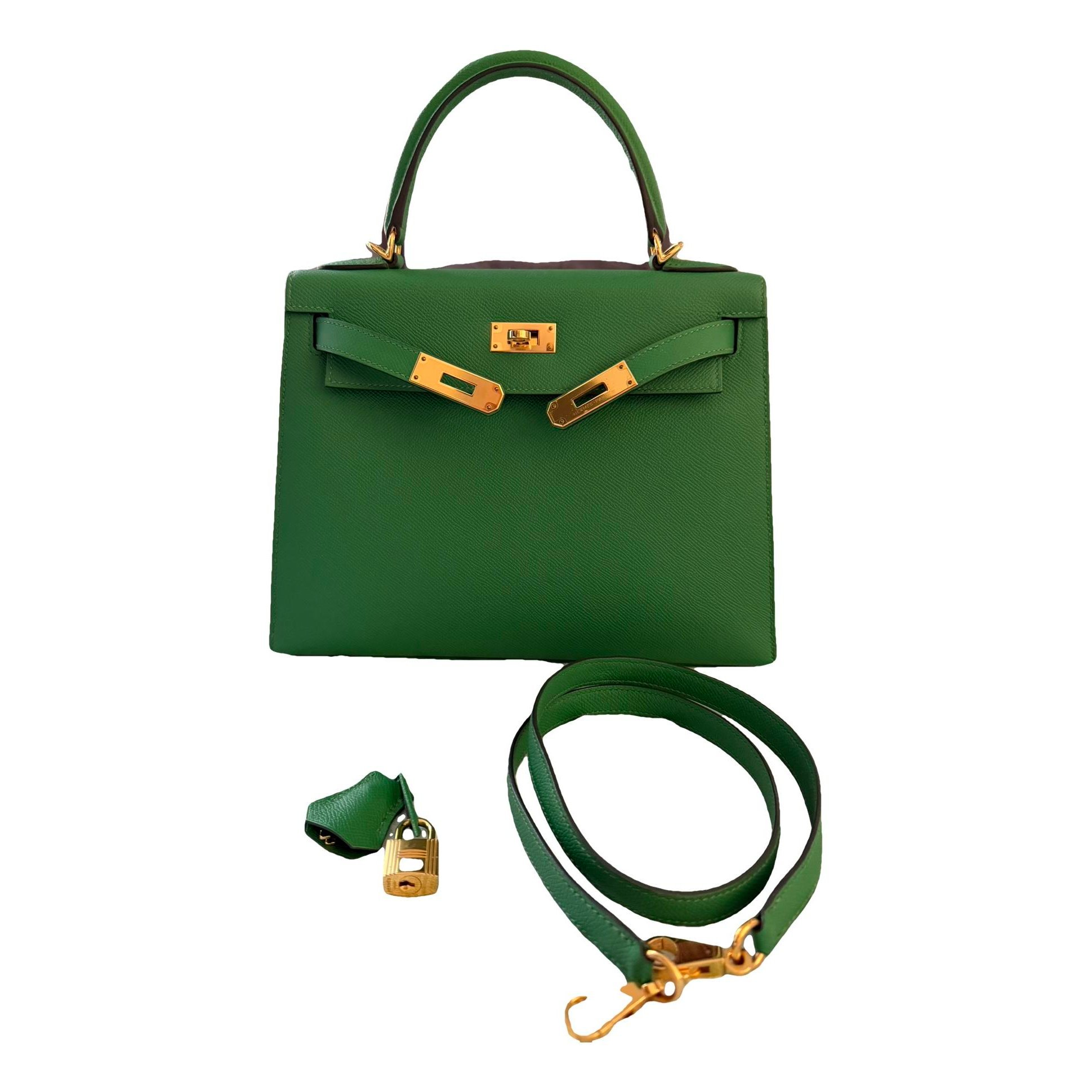 Kelly 28 leather handbag