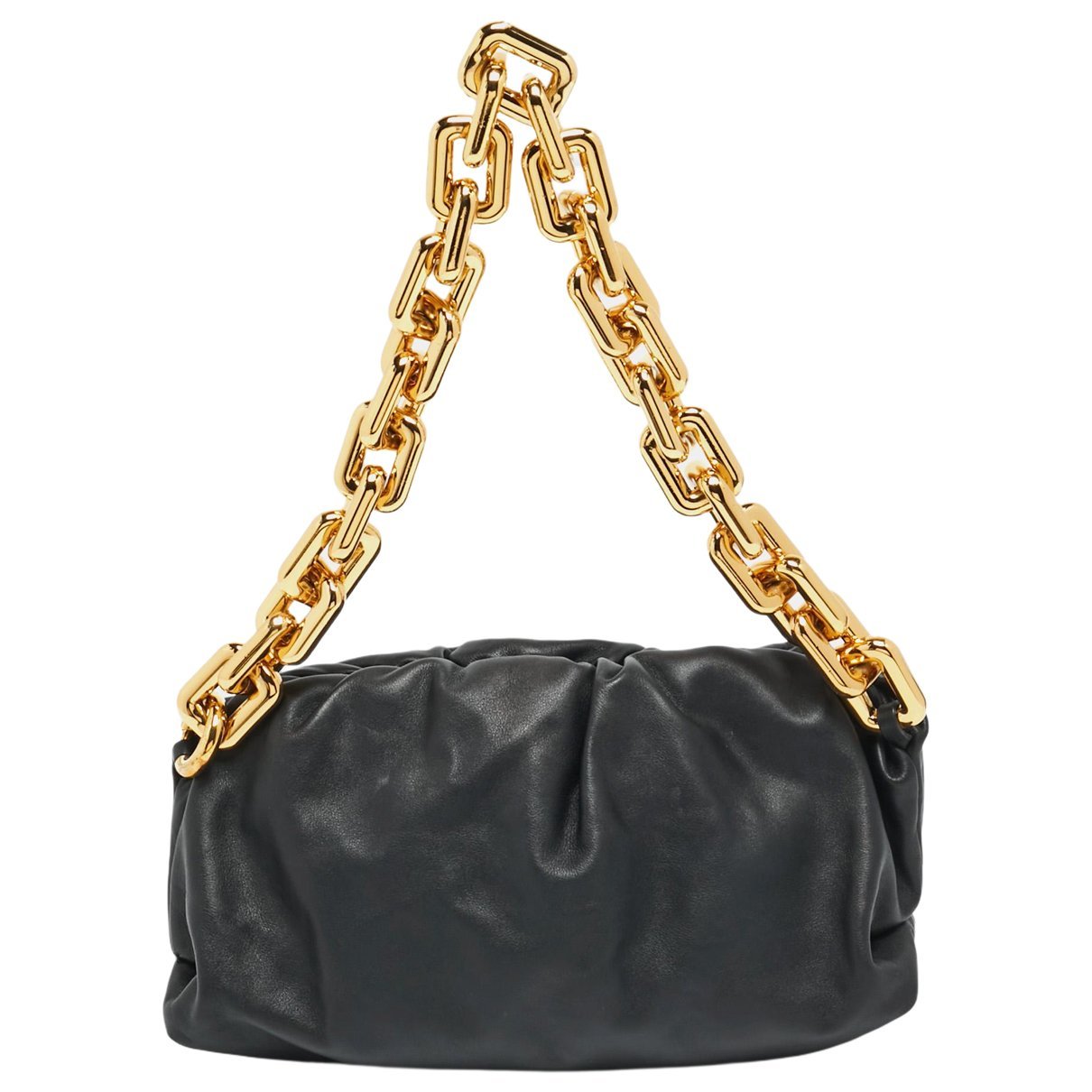 Pouch leather handbag