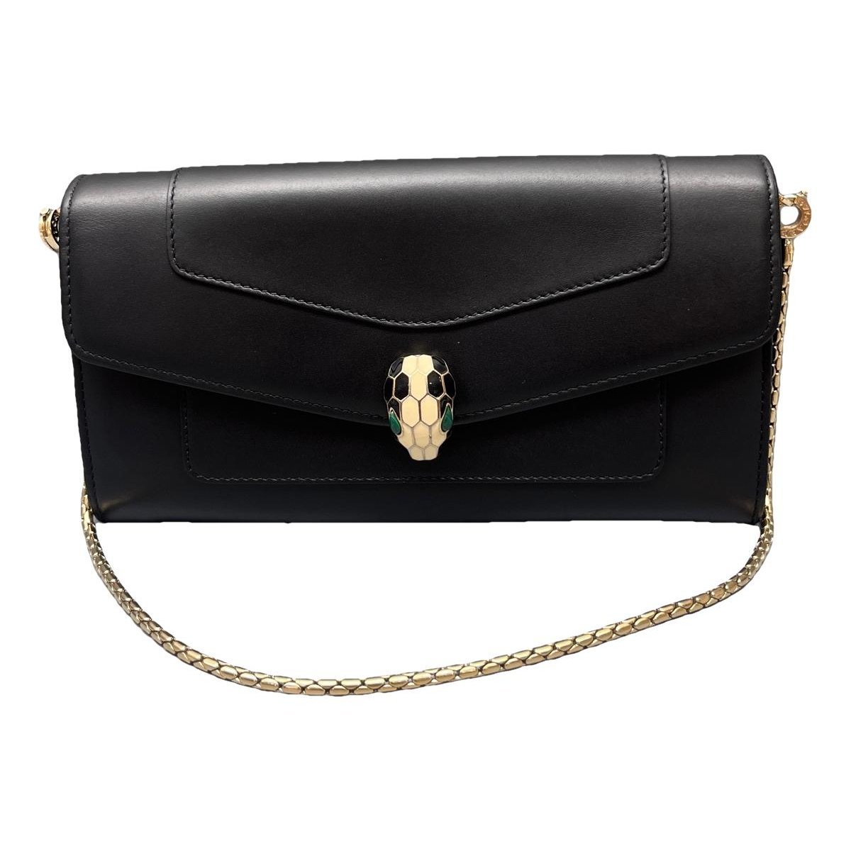 Serpenti leather handbag