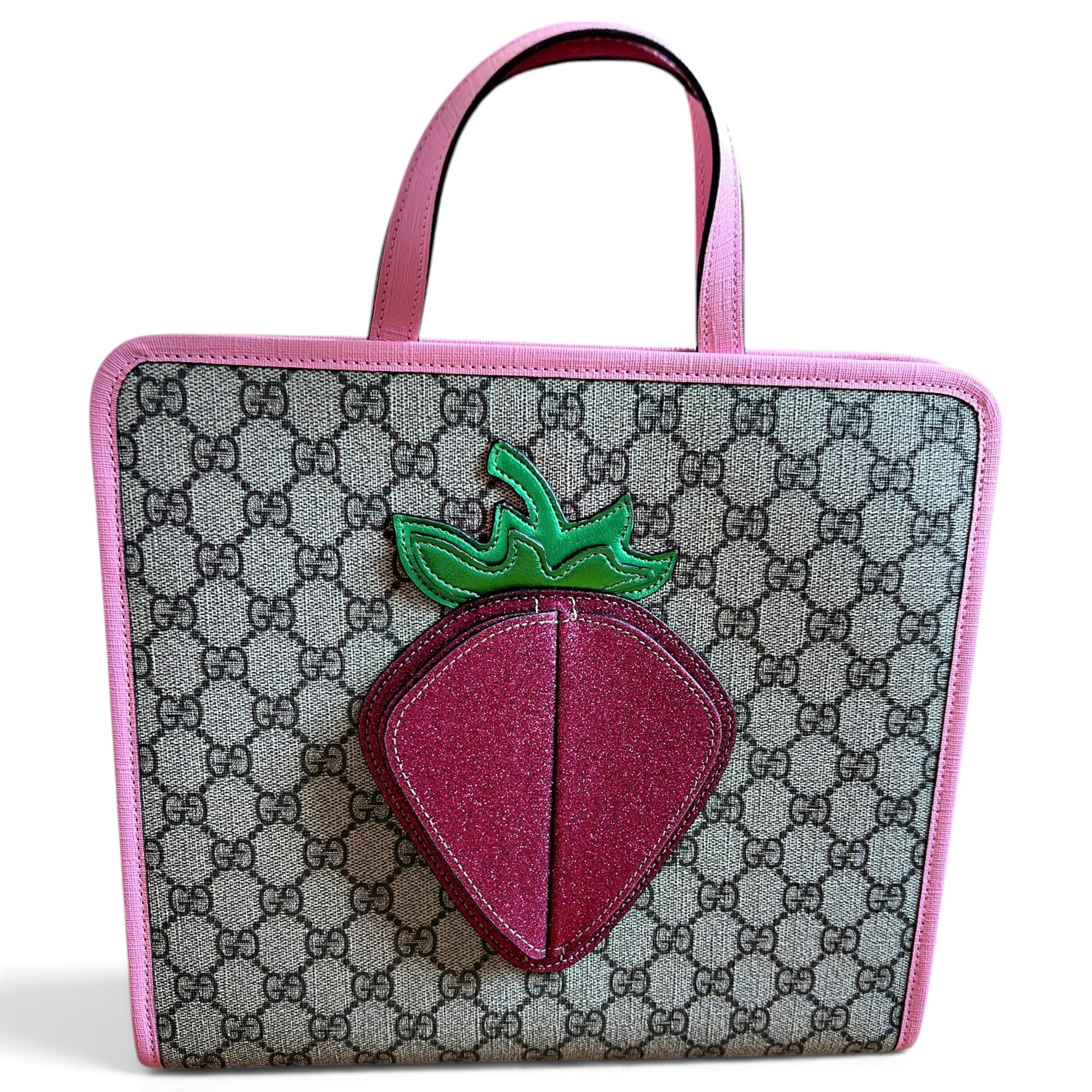 Animalier leather tote