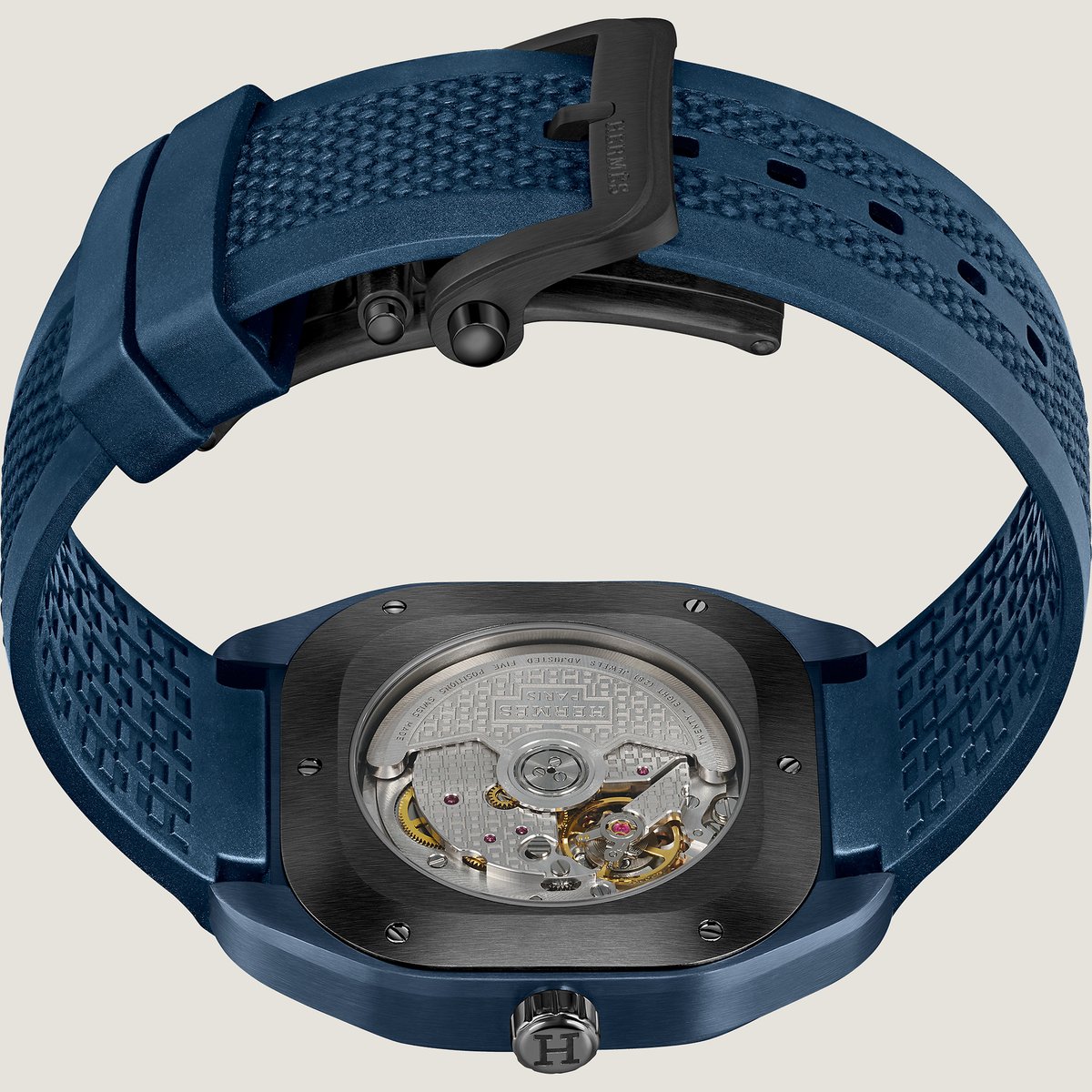 Sans Coloris Hermès H08 Watch, 42 mm