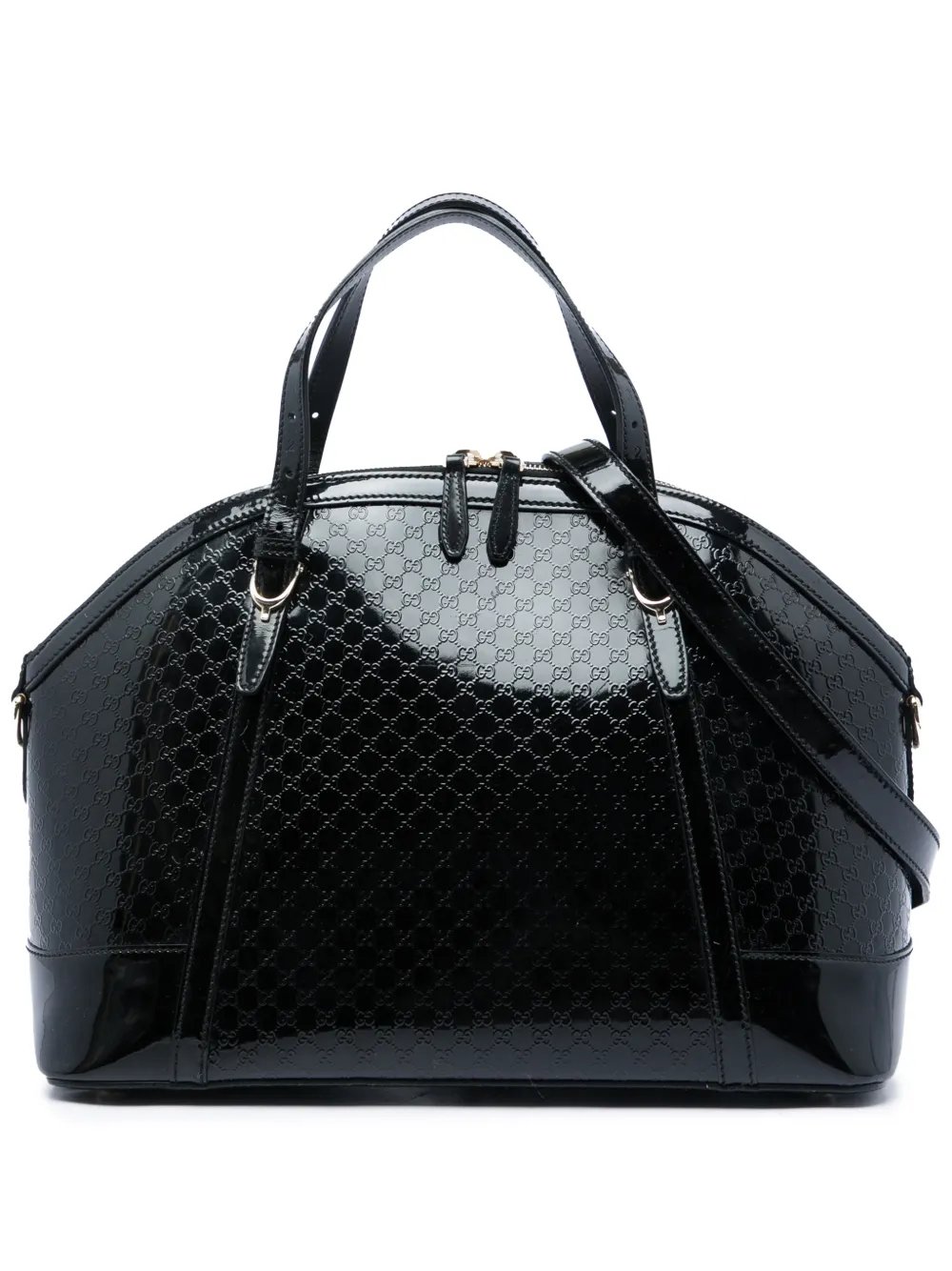2016-2026 Large Microguccissima Patent Nice Dome satchel