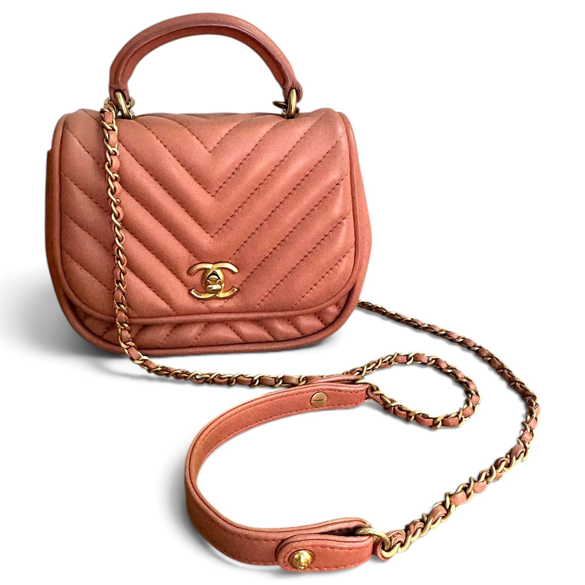 Coco Handle leather handbag