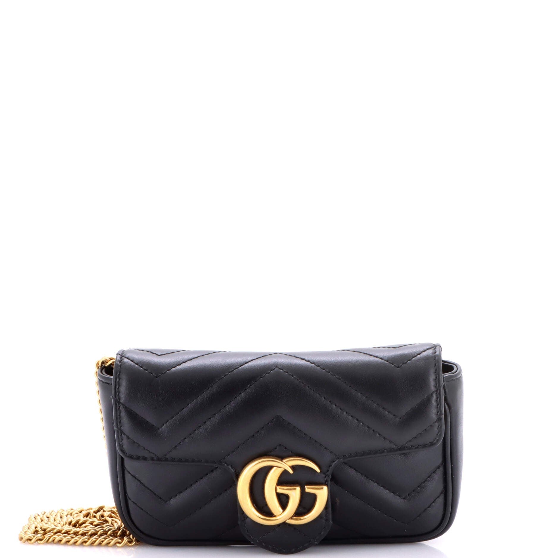 GG Marmont Flap Bag Matelasse Leather Super Mini