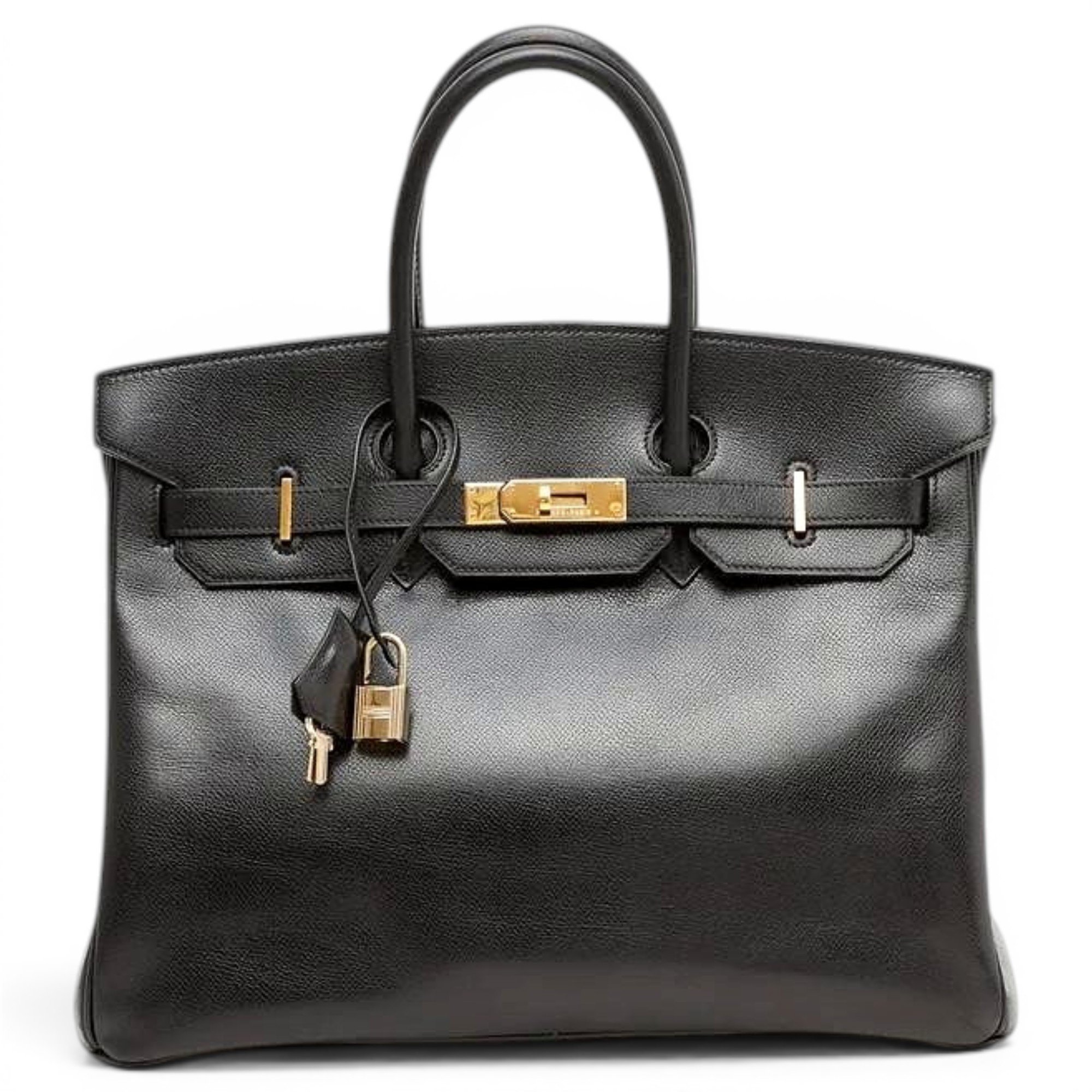 Birkin 35 leather handbag